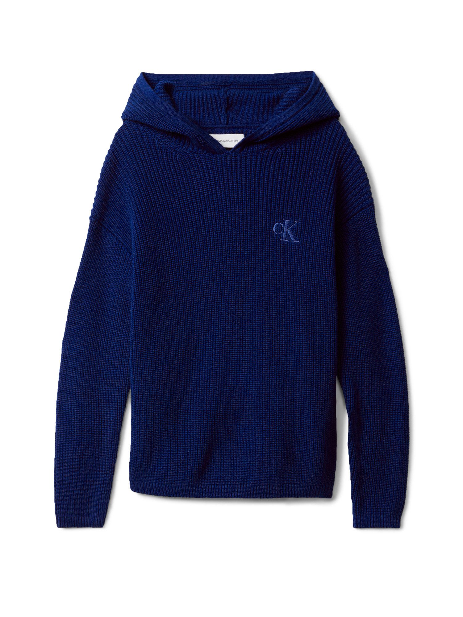 Calvin Klein Gebreide trui RIB KNIT HOODIE