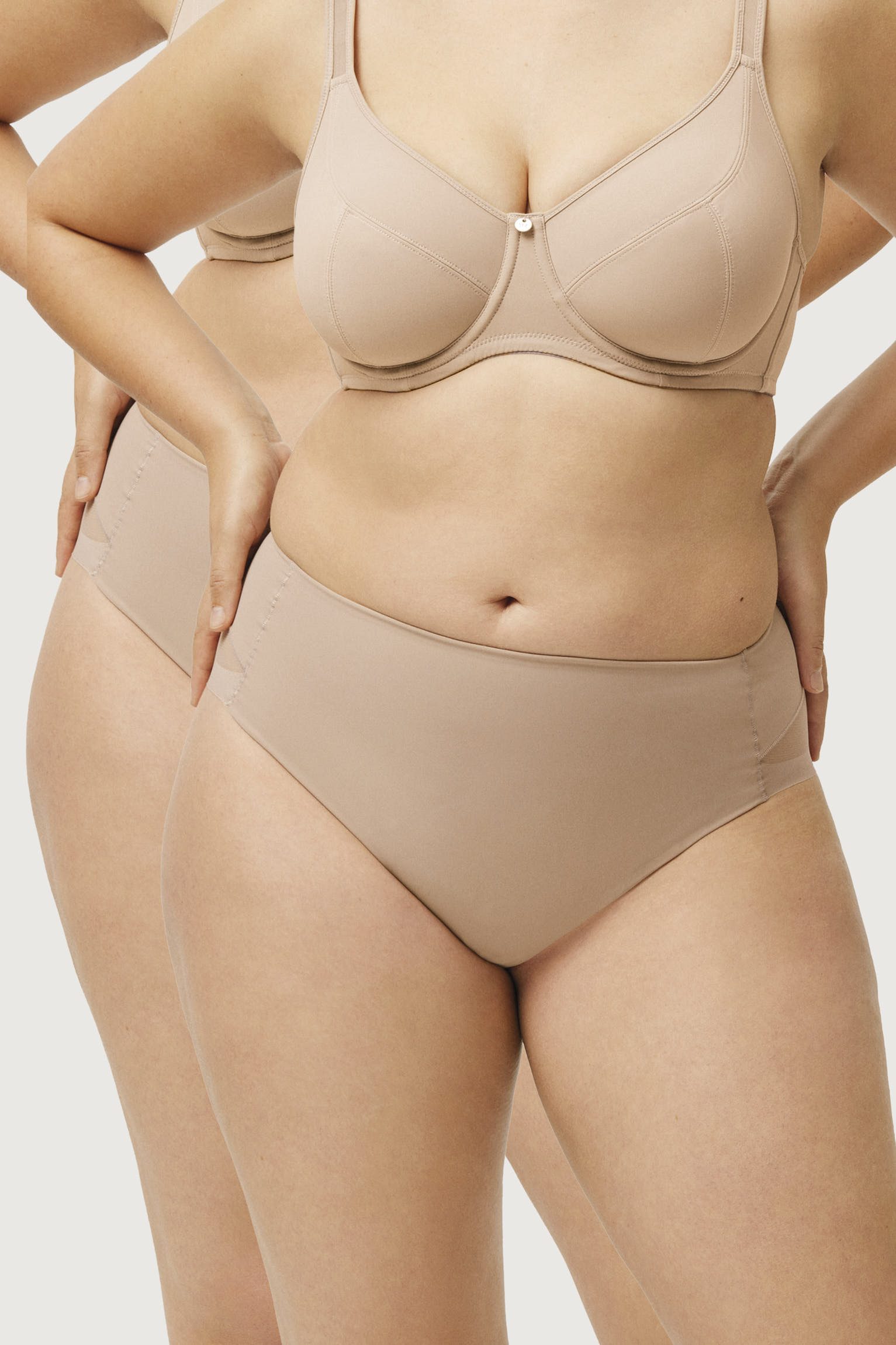 YSABEL MORA Shapingslip elastisch, mesh, medium vormeffect, tule (Set van 2)