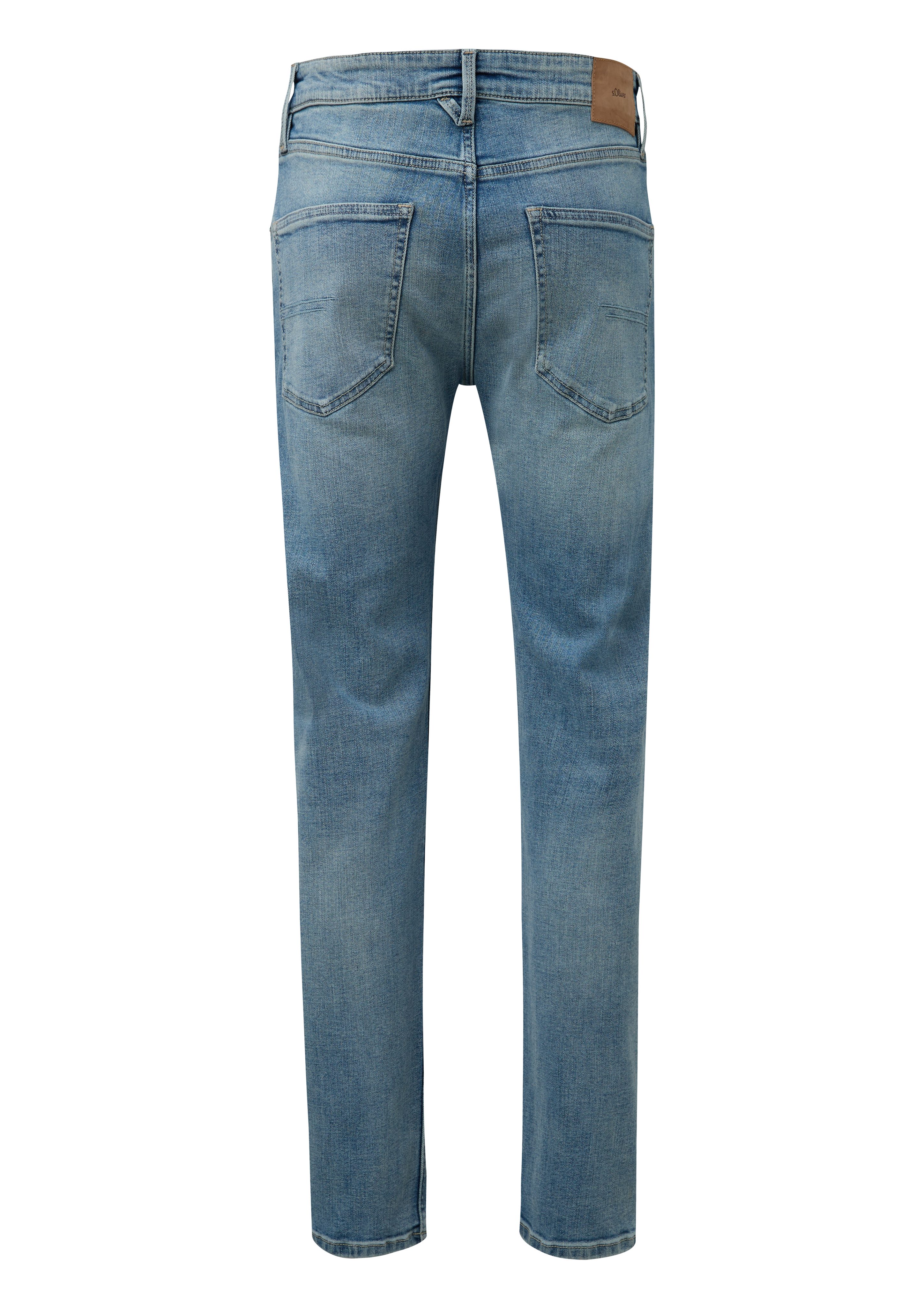 s.Oliver Slim fit jeans in middenblauwe wassing