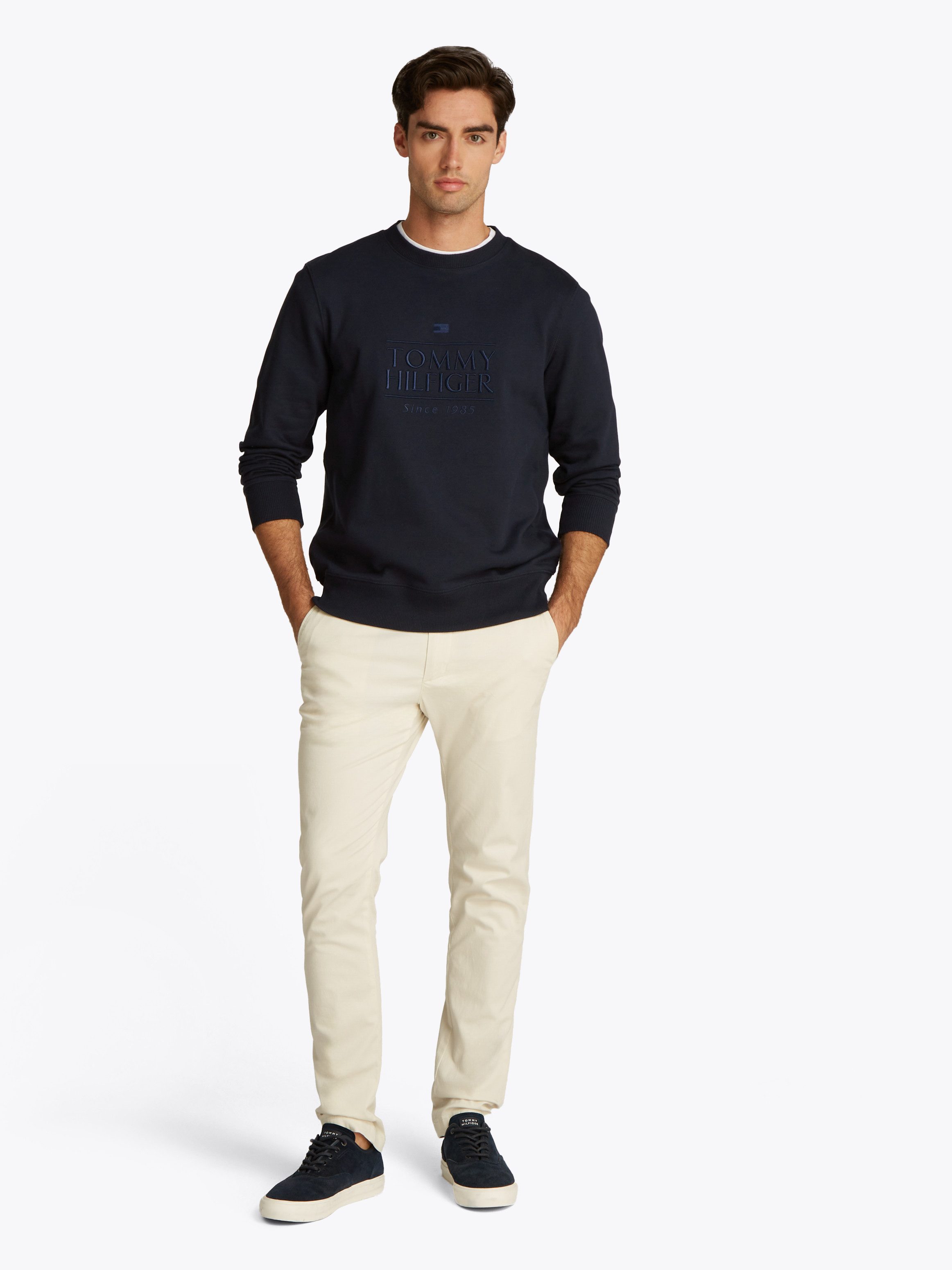 Tommy Hilfiger Sweatshirt HILFIGER EMBRO LOGO SWEATSHIRT