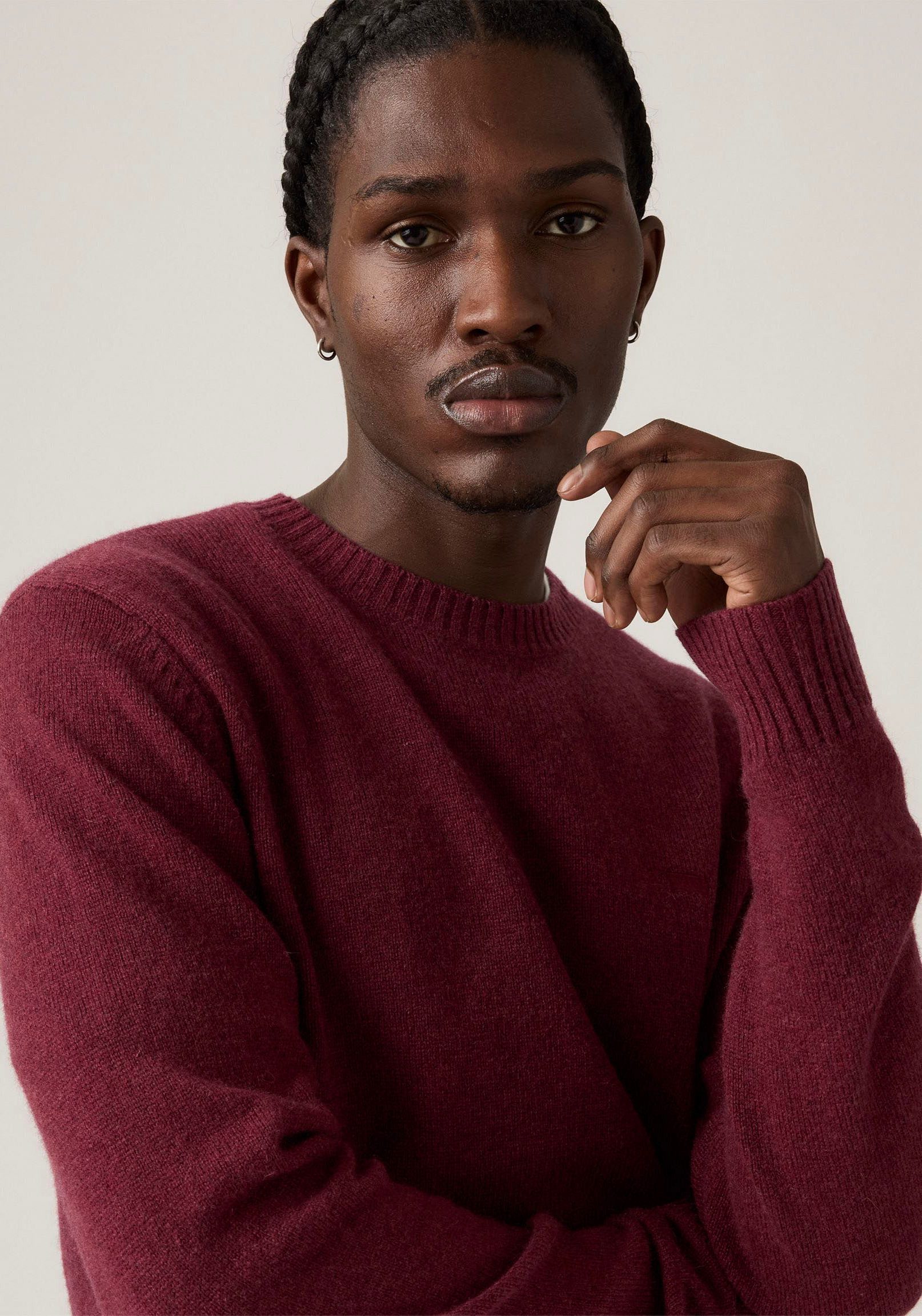 Levi's® Wollen trui ORIGINAL HM SWEATER in klassieke ronde halsvorm