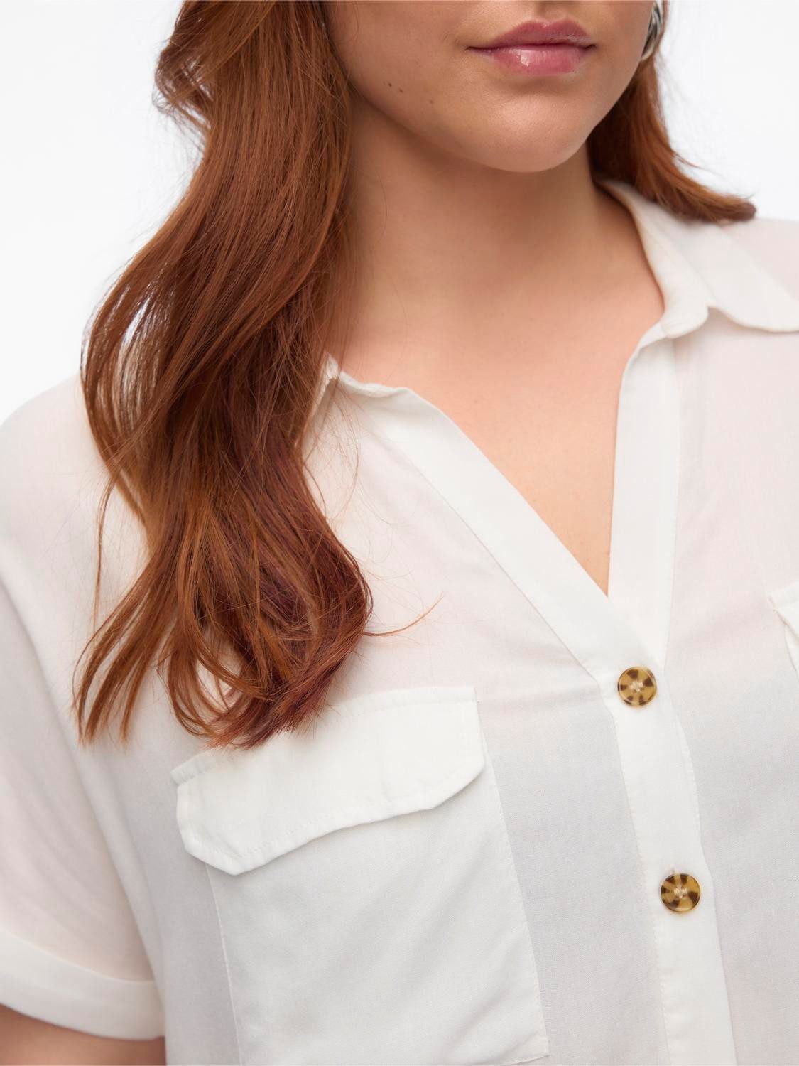 Vero Moda Curve Blouse met korte mouwen