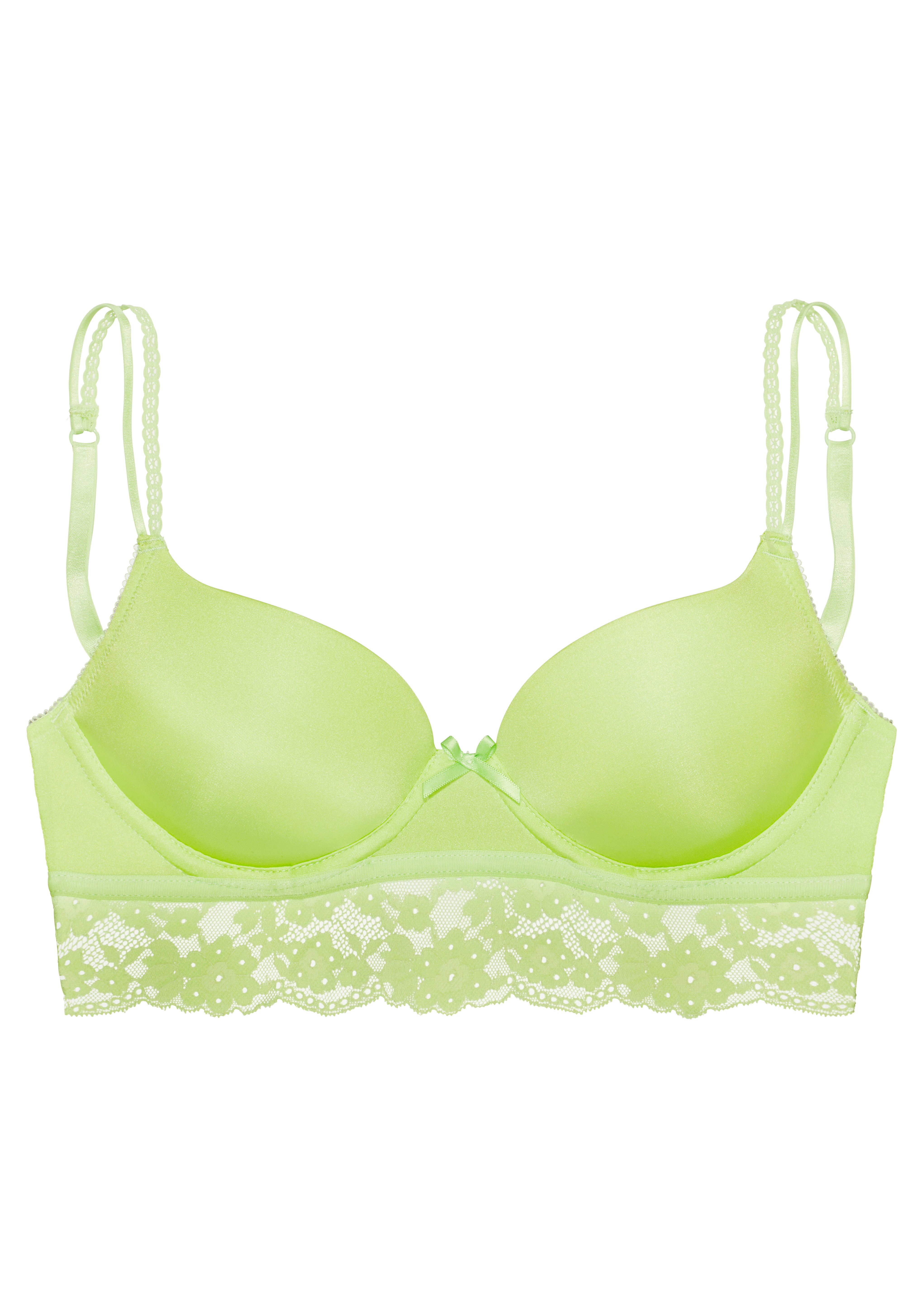 Vivance Push-up-bh met beugel en kant langs de onderborst, sexy lingerie