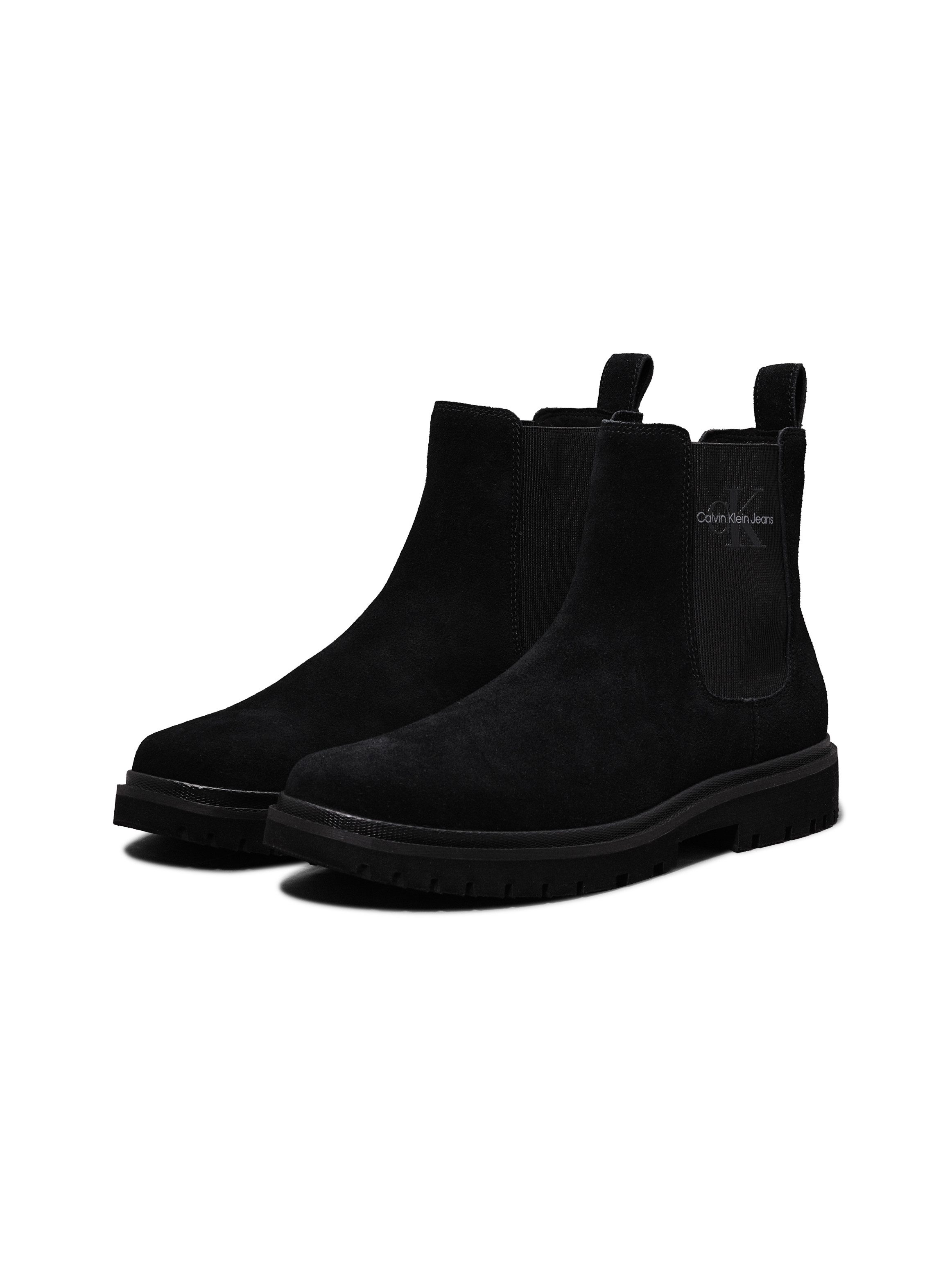 Calvin Klein Chelsea-boots EVA BOOT MID CHELSEA ICONIC DR hakken, instaplaarzen, enkellaars met zij...