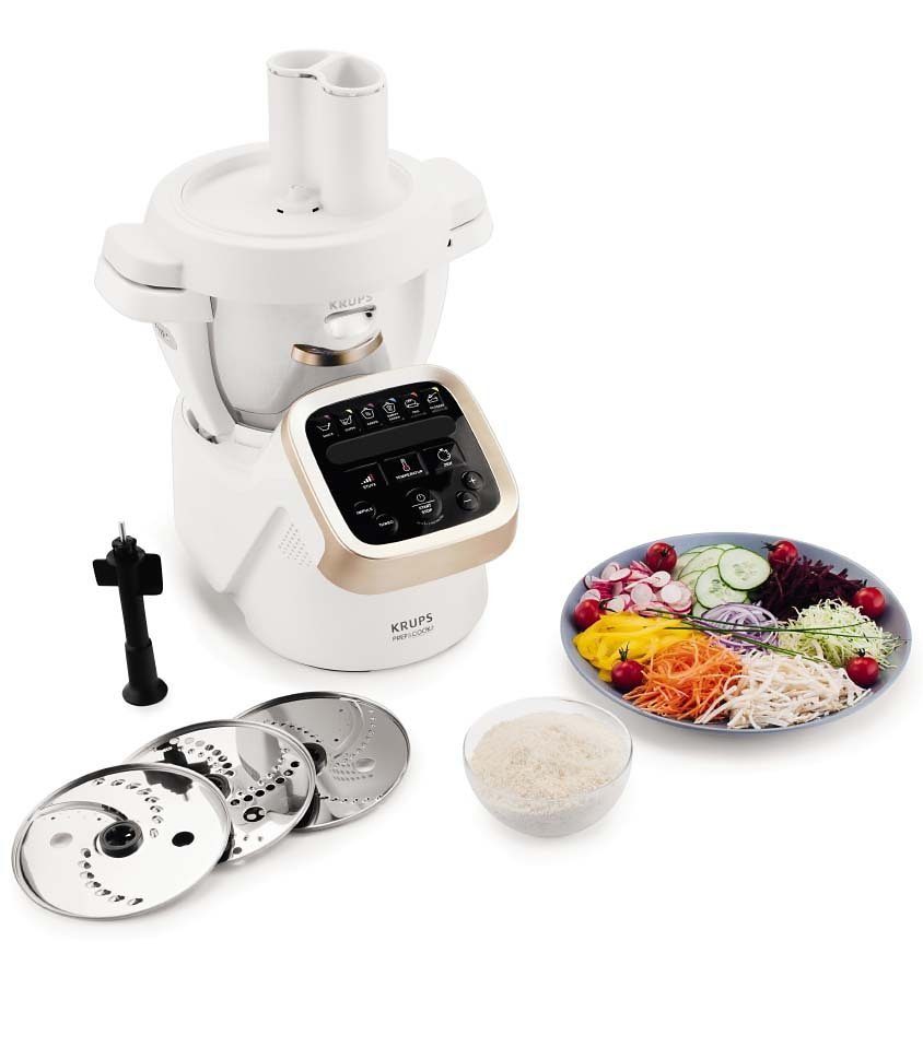 Krups Versnipperaar Prep en Cook Shred & Slice voor krups prep&cook hp5031, 5 snijfuncties, metallic, xf551d
