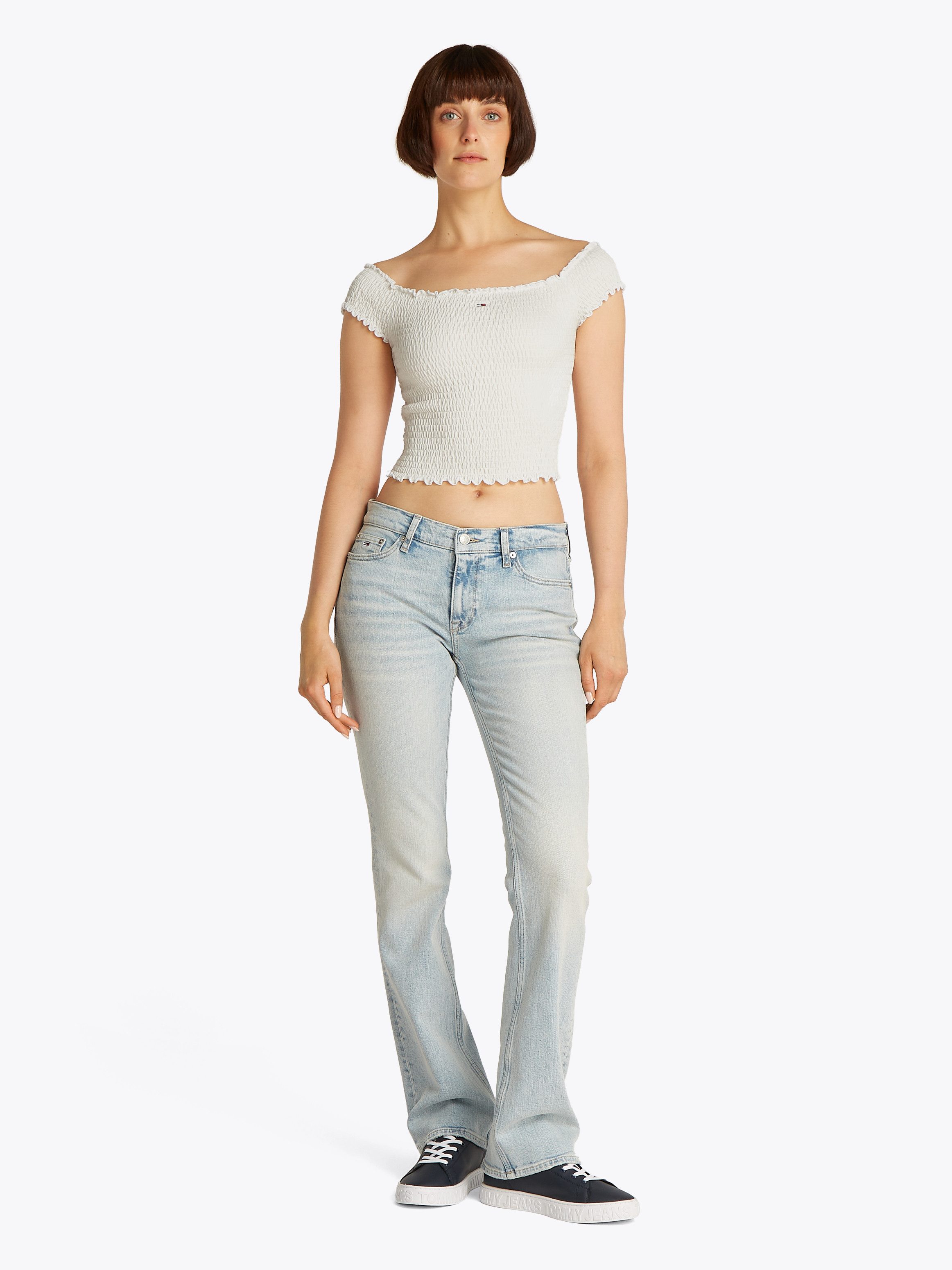 TOMMY JEANS Smoktop TJW CRP SMOCK TOP