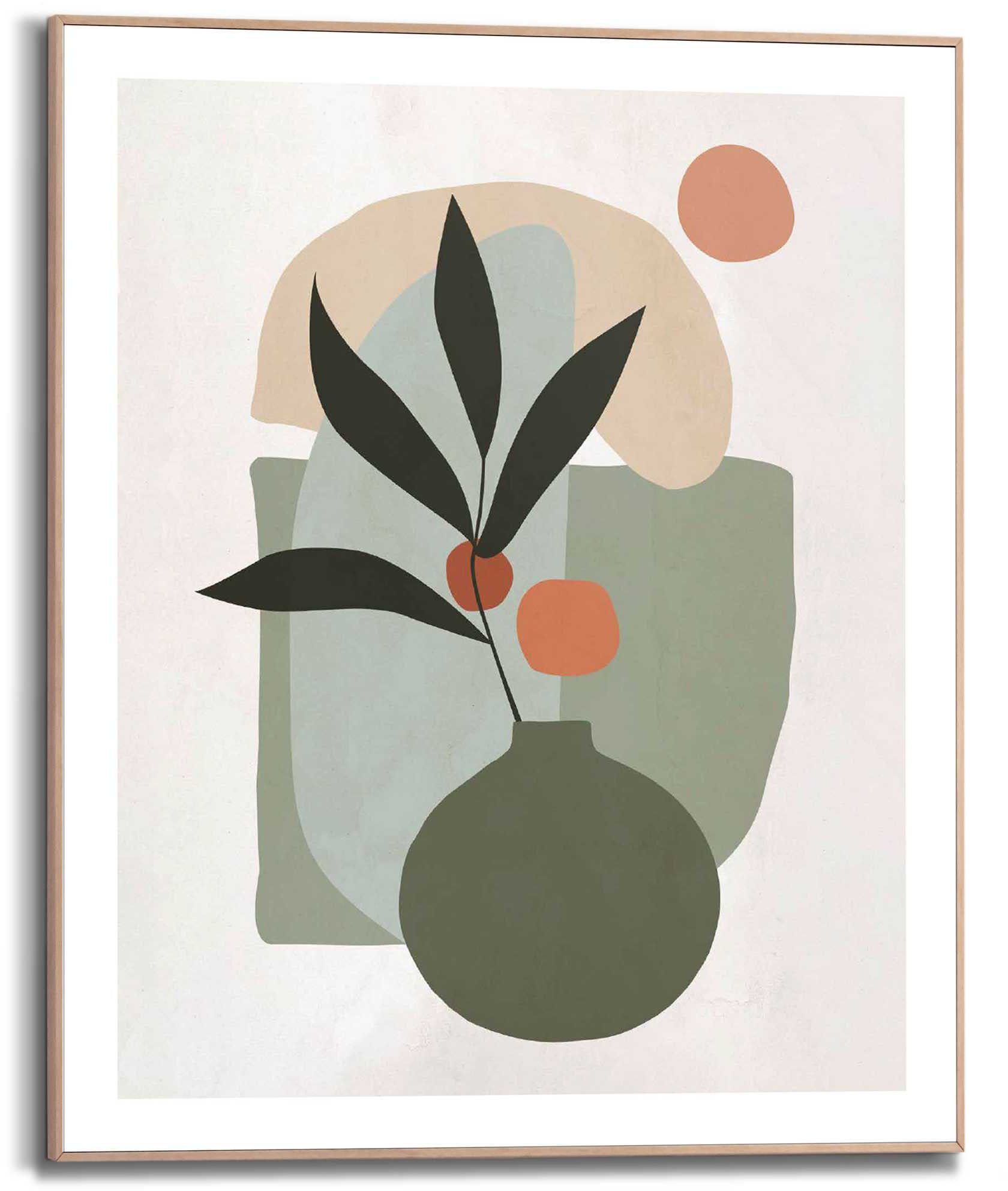 Reinders! Artprint Vaas met bloemen