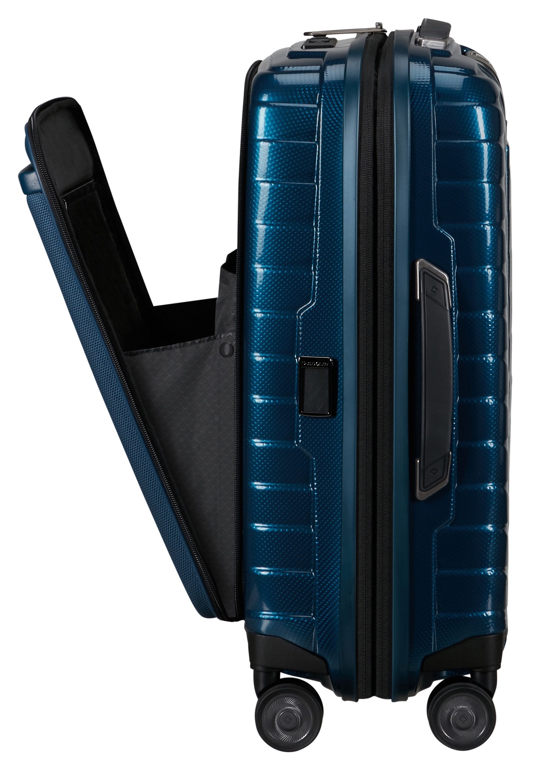 Samsonite Hardshell-trolley PROXIS 55 EXP easy access Handbagage harde koffer volumevergroting laptopvak
