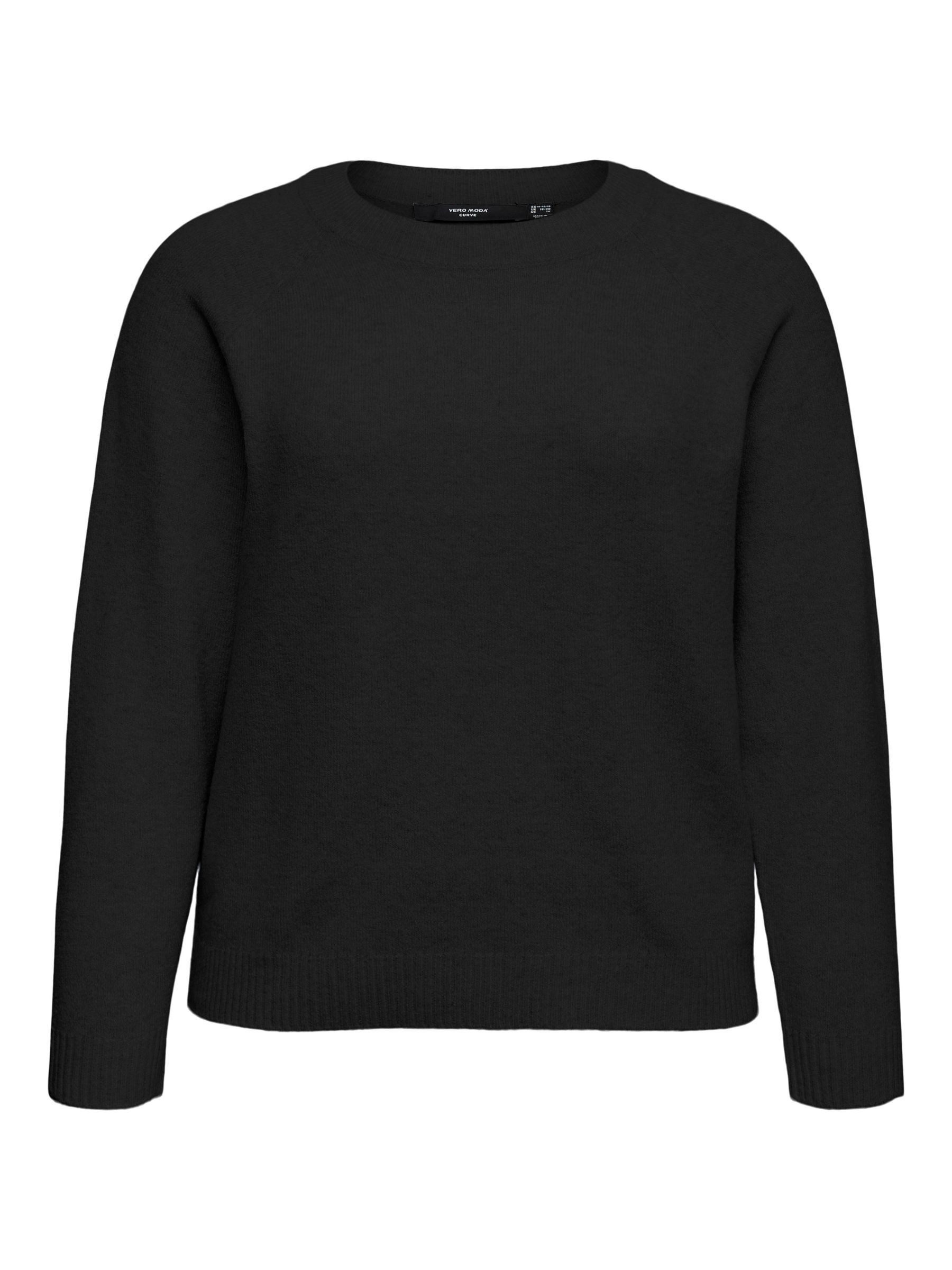 Vero Moda Curve Trui met ronde hals VMCDOFFY LS O-NECK BLOUSE GA NOOS CUR