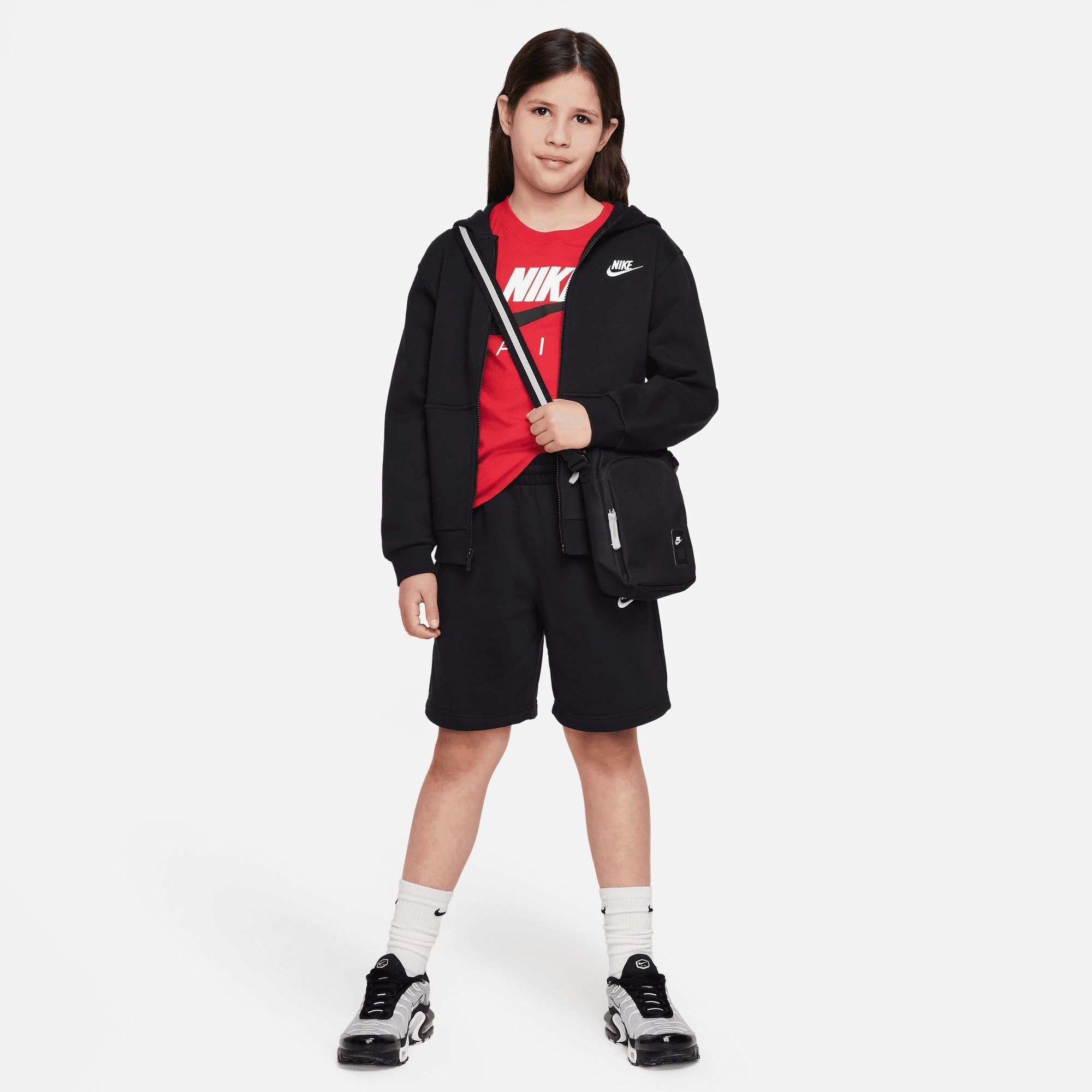Nike Sportswear Capuchonsweatvest CLUB FLEECE BIG KIDS' FULL-ZIP HOODIE
