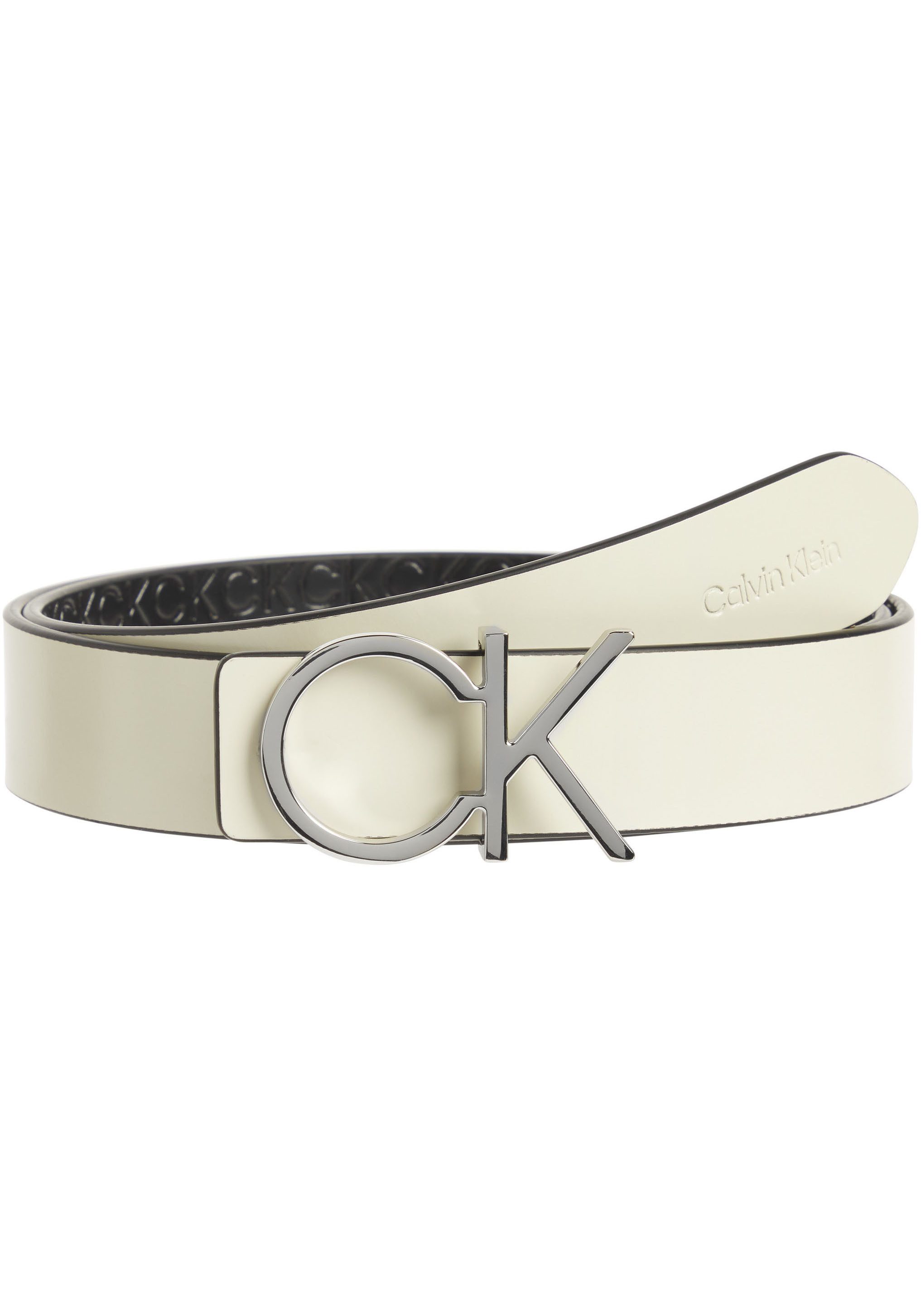 Calvin Klein Leren riem CK REVERSIBLE BELT 3.0_MONO