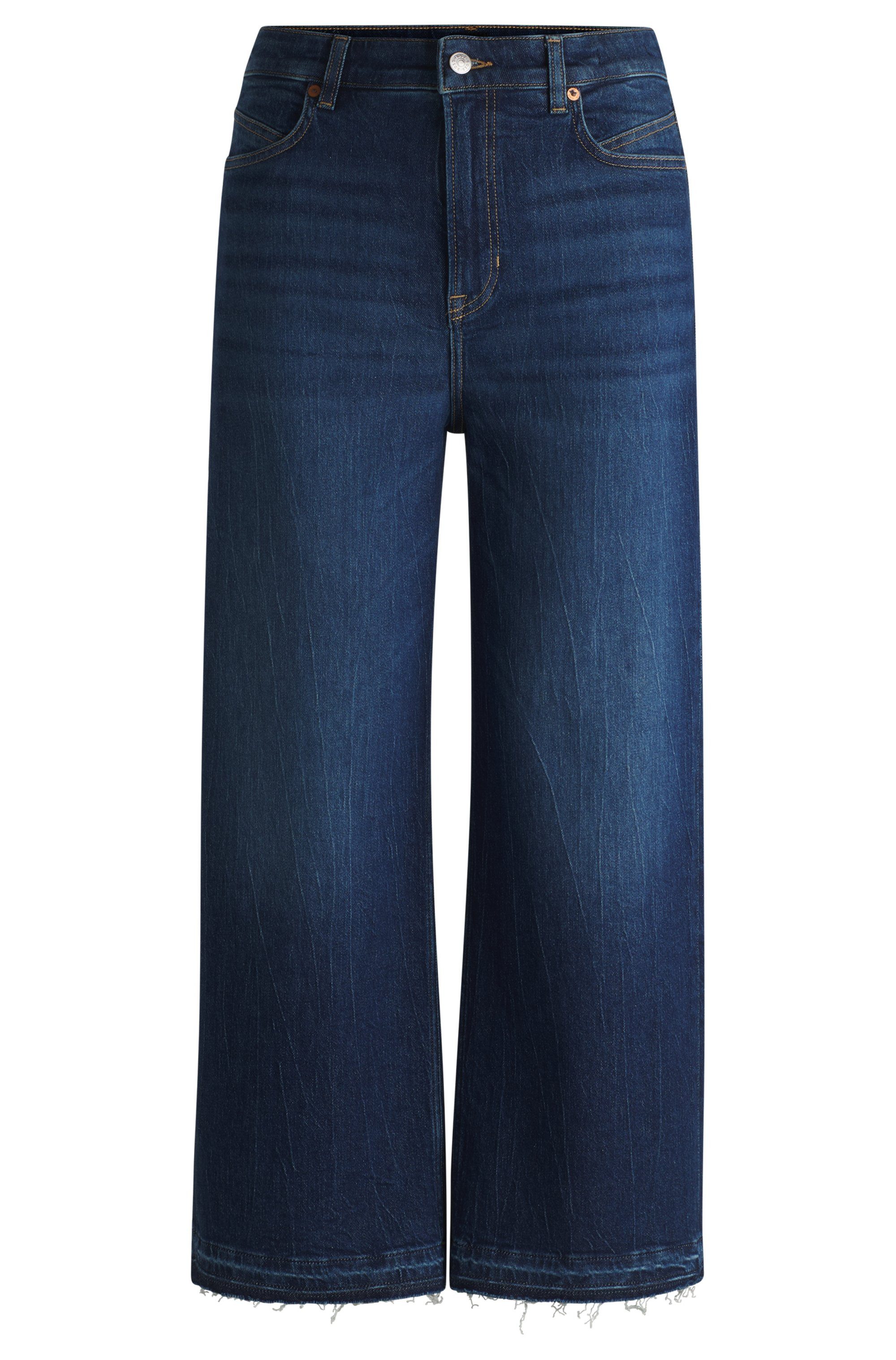 Boss Orange Wijde jeans Marlene High Rise Hochbund High Waist Premium Denim Jeans (BOSS ORANGE DENIM)