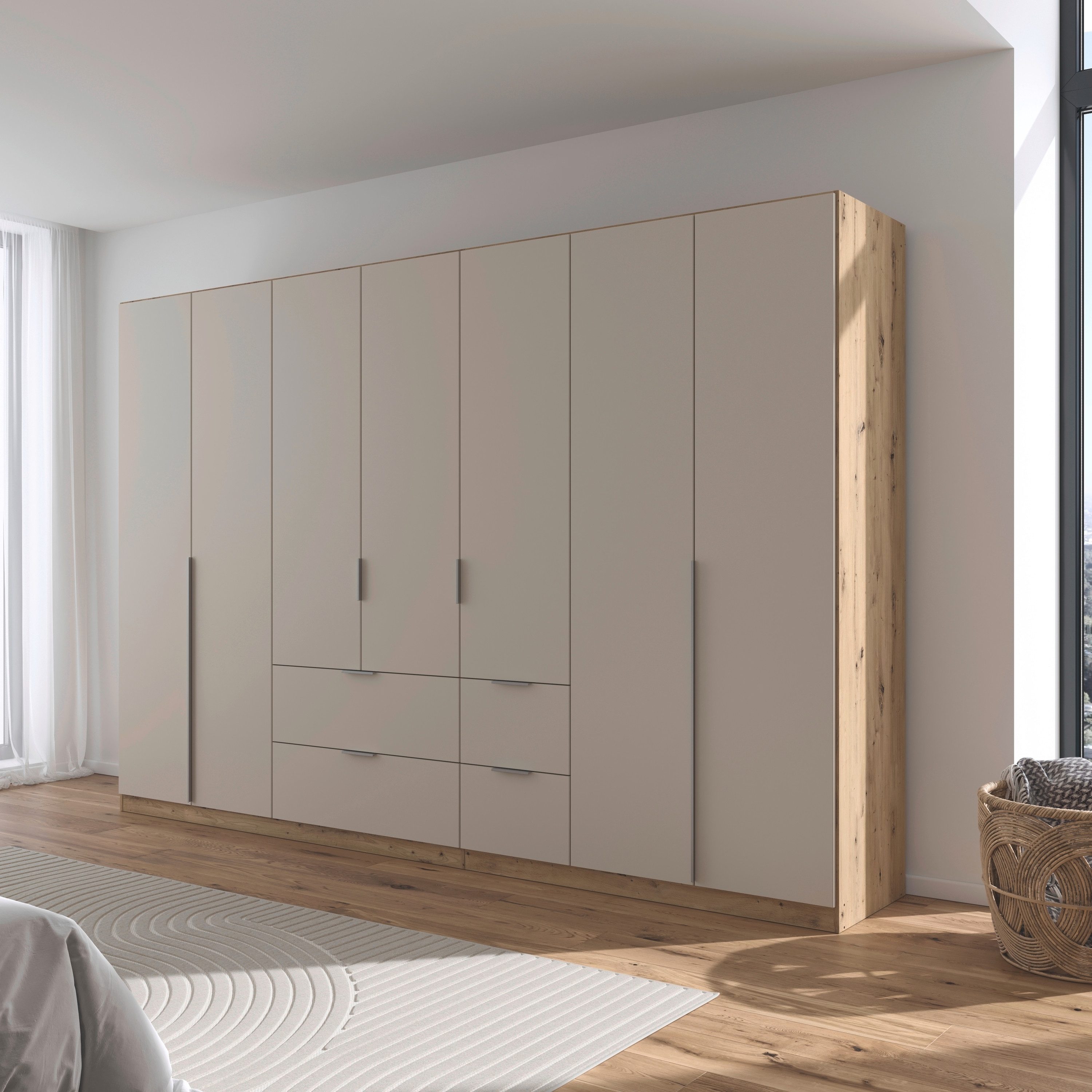 rauch Draaideurkast Kledingkast kast garderobe AGORDO met decor- of hoogglansfront