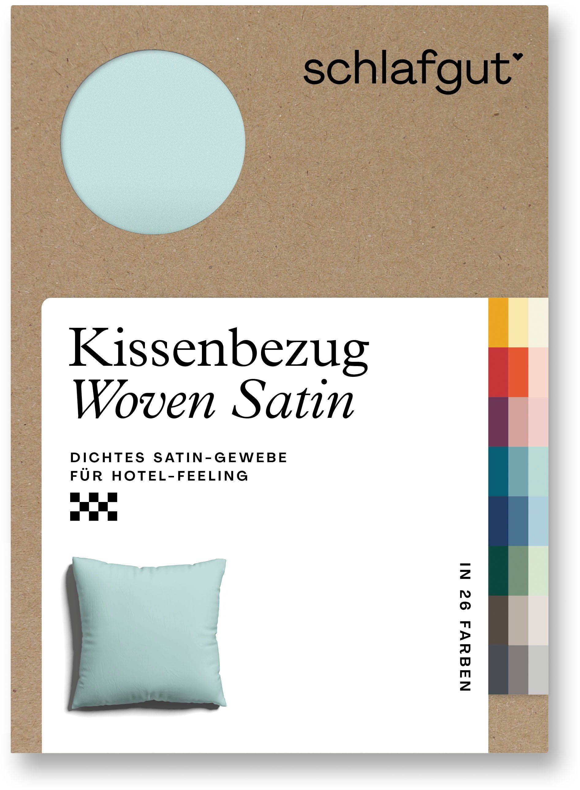 Schlafgut Kussenovertrek Woven Satin van Mako-katoen, duurzaam, onderhoudsvriendelijk, dicht geweven