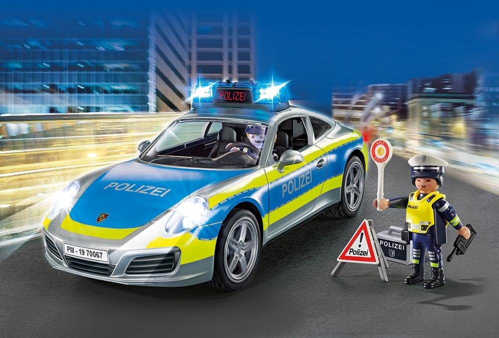 Playmobil® Constructie-speelset Porsche 911 Carrera 4S politie (70067), My Action Heroes (36-delig)
