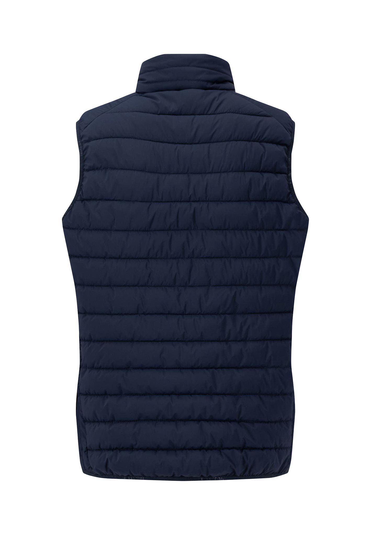 FYNCH-HATTON Bodywarmer met knoopsluiting aan de steekzakken