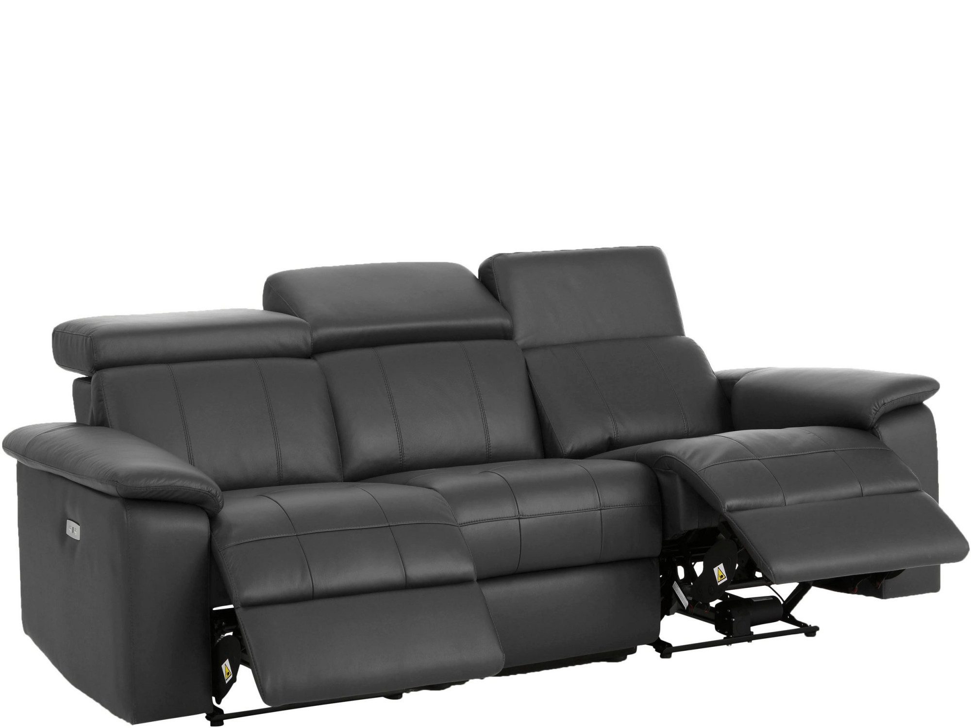 Home affaire 3-zitsbank Binado met handmatige of elektrische relaxfunctie met usb-aansluiting
