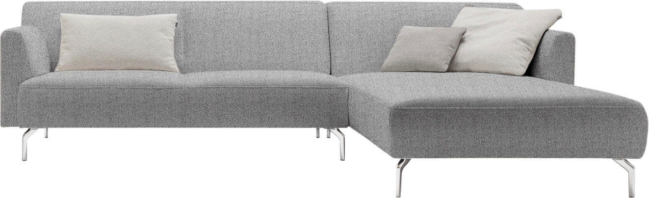 Hülsta Sofa Hoekbank Hs.446 in een minimalistische, gewichtloze look, breedte 275 cm