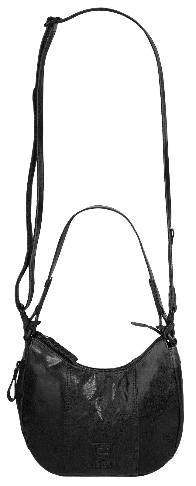 Spikes & Sparrow Schoudertas echt leder