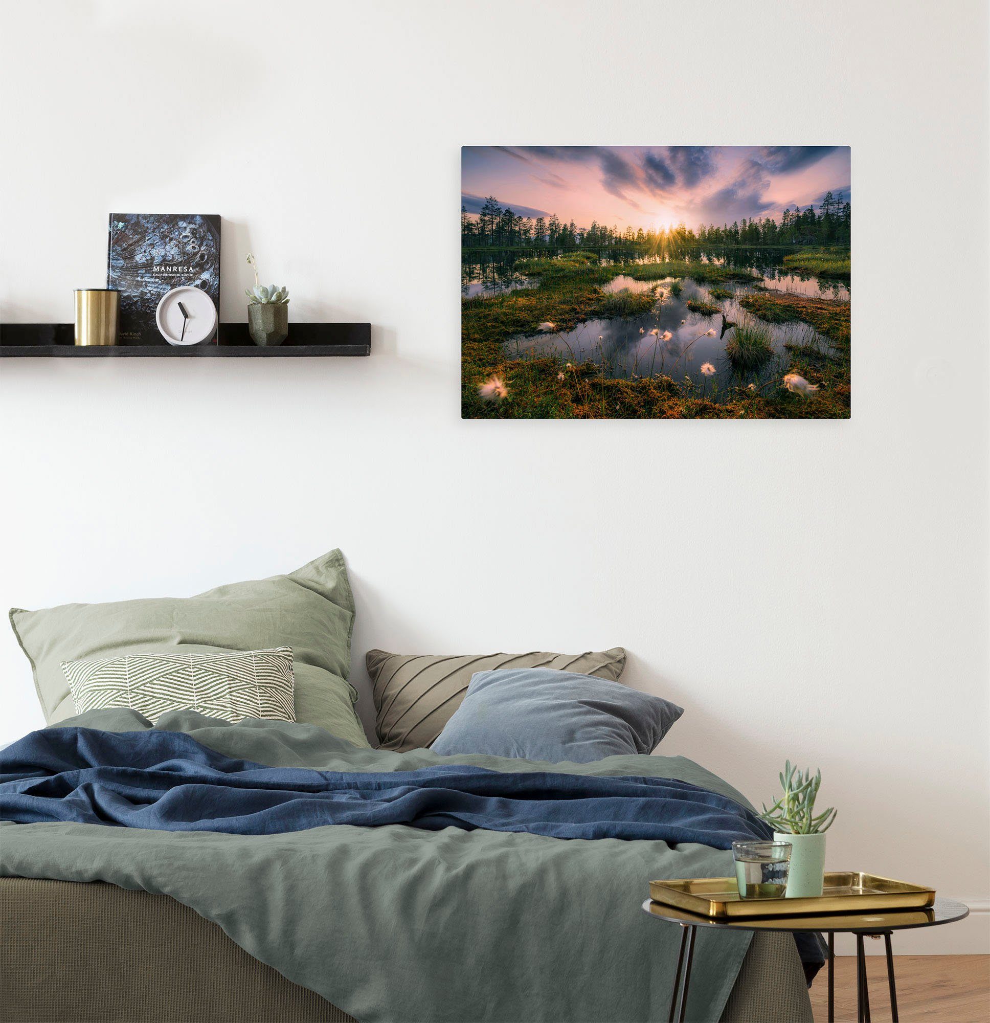 Komar Artprint op linnen Keilrahmenbild Gloomy Swamps Größe 60 x 40 cm (set)