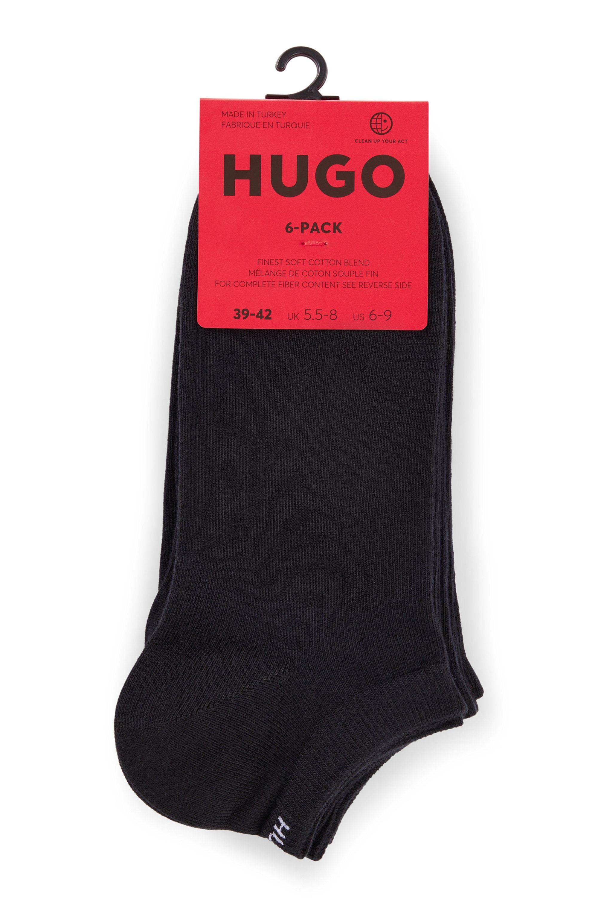 HUGO underwear Vrijetijdssokken 6P AS UNI CC 1026 met hugo logo-opdrukken (6 paar, Set van 6)