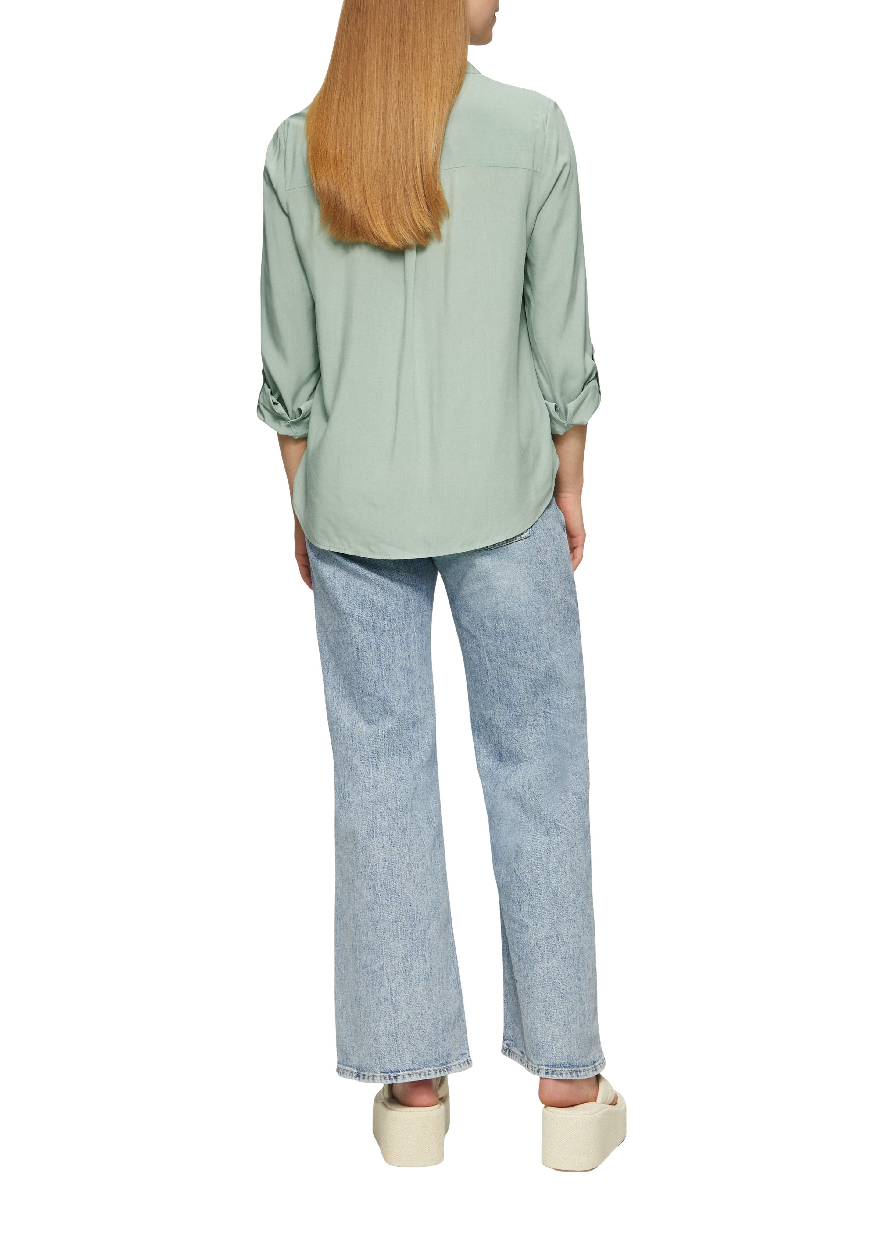 Q/S designed by Overhemdblouse met turn-upmouwen, nieuwe collectie