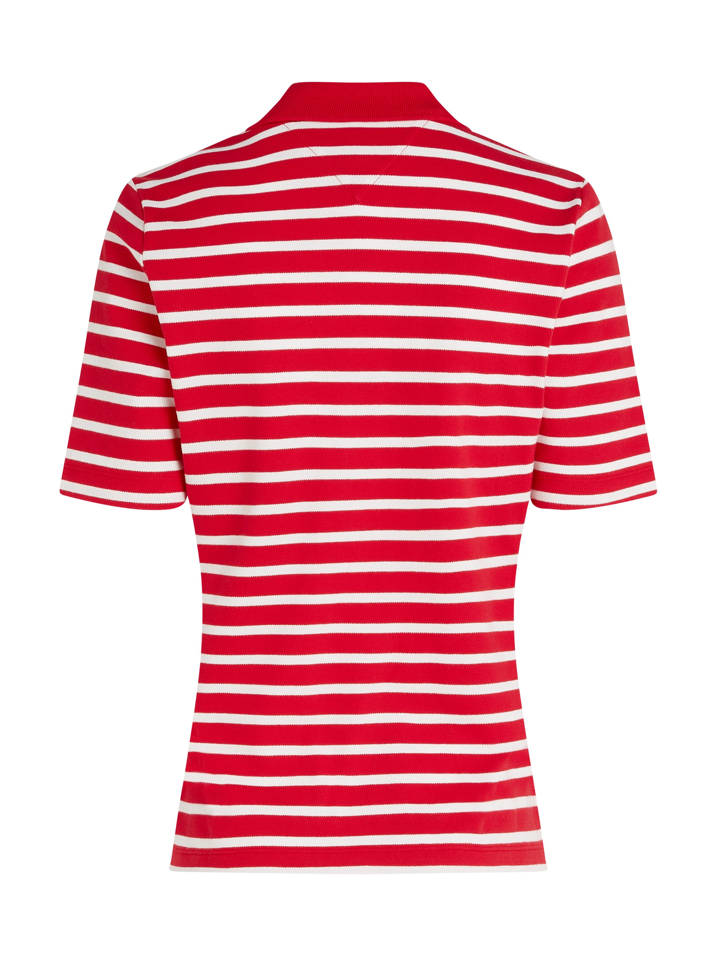 Tommy Hilfiger Poloshirt 1985 Regular Fit Pique Premium Polo met logo-borduursel, met zijsplitten
