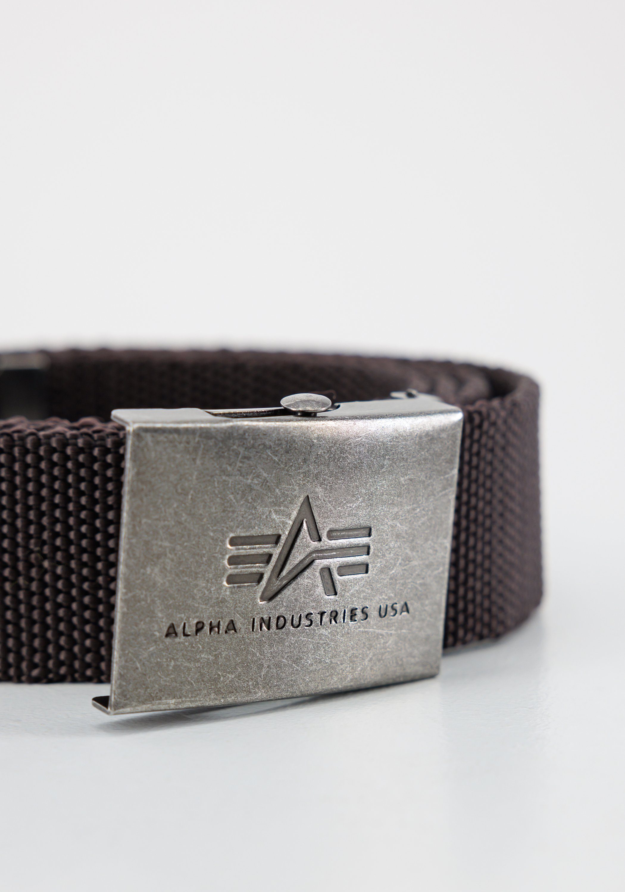 Alpha Industries Leren riem Accessoires Belts Heavy Duty Belt 4 cm