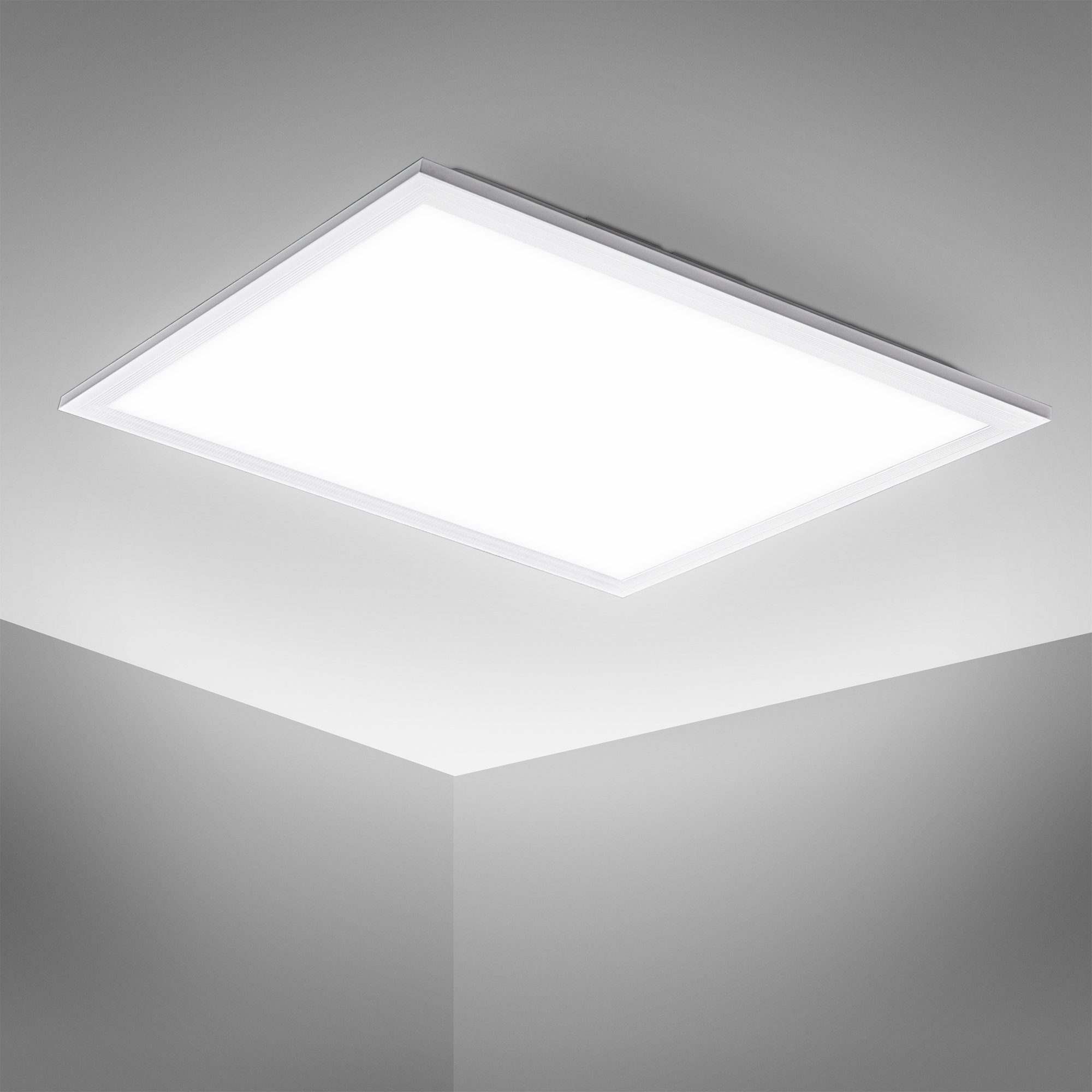 B.K.Licht Led-plafondlamp BK_DP1325 LED Panel, Weiß, 29,5 x 29,5 cm, 4.000K neutralweißes Licht