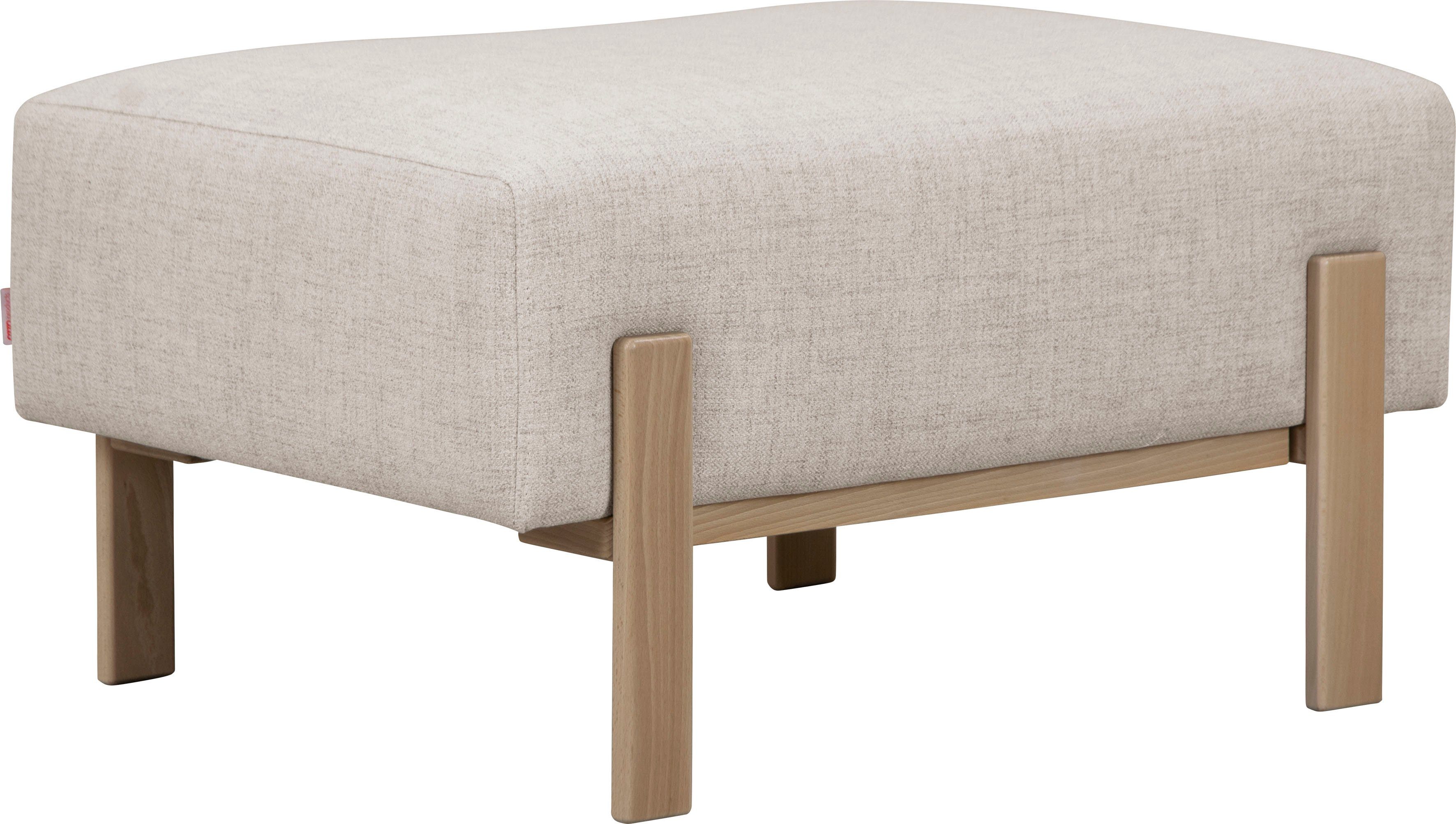 OTTO products Hocker Hanne Verschillende stofkwaliteiten: katoen met linnen, gerecycled polyester va