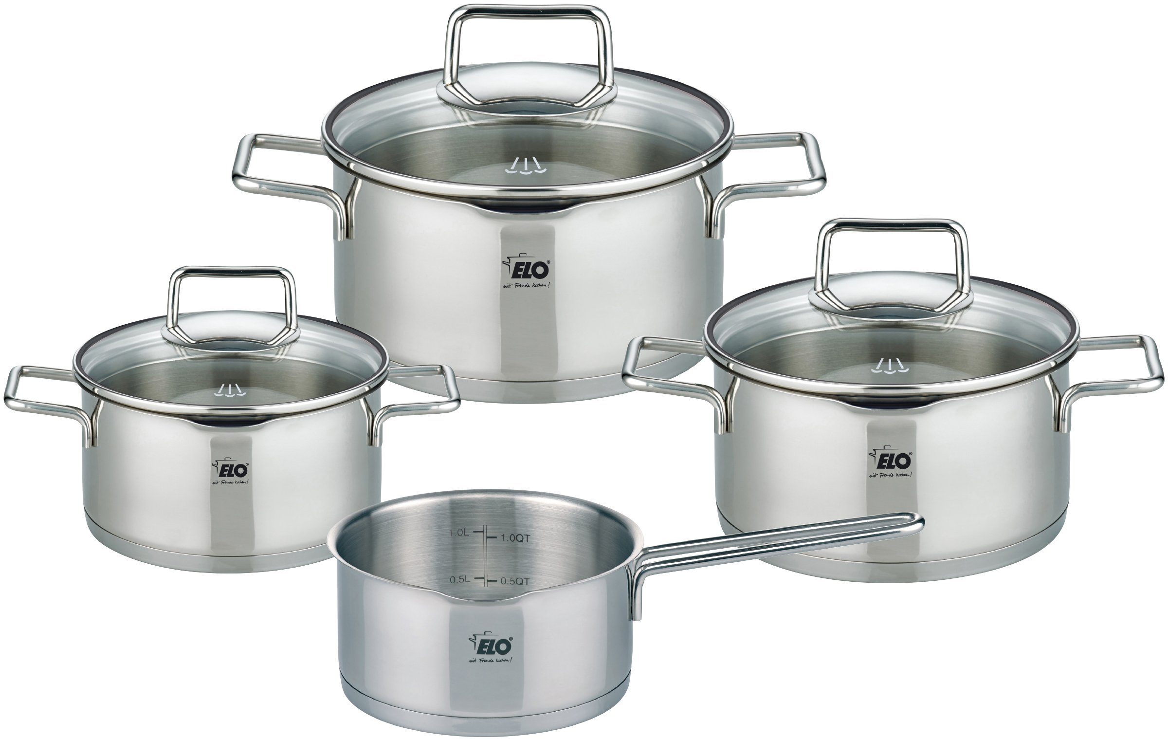 Elo Pannenset Smart Steam (set) pannensets zilver
