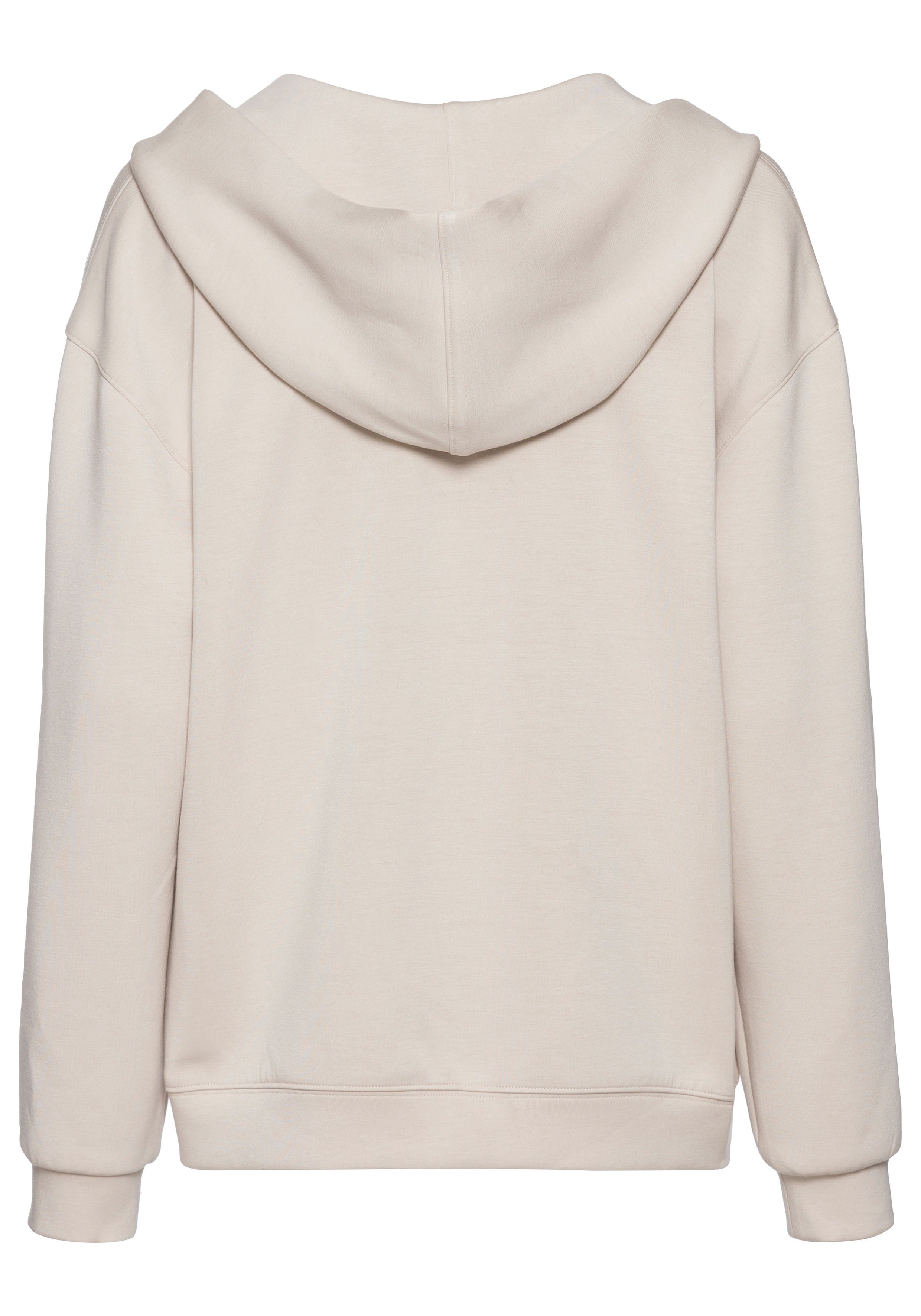 French Connection Hoodie met v-hals en brede kraag, loungewear