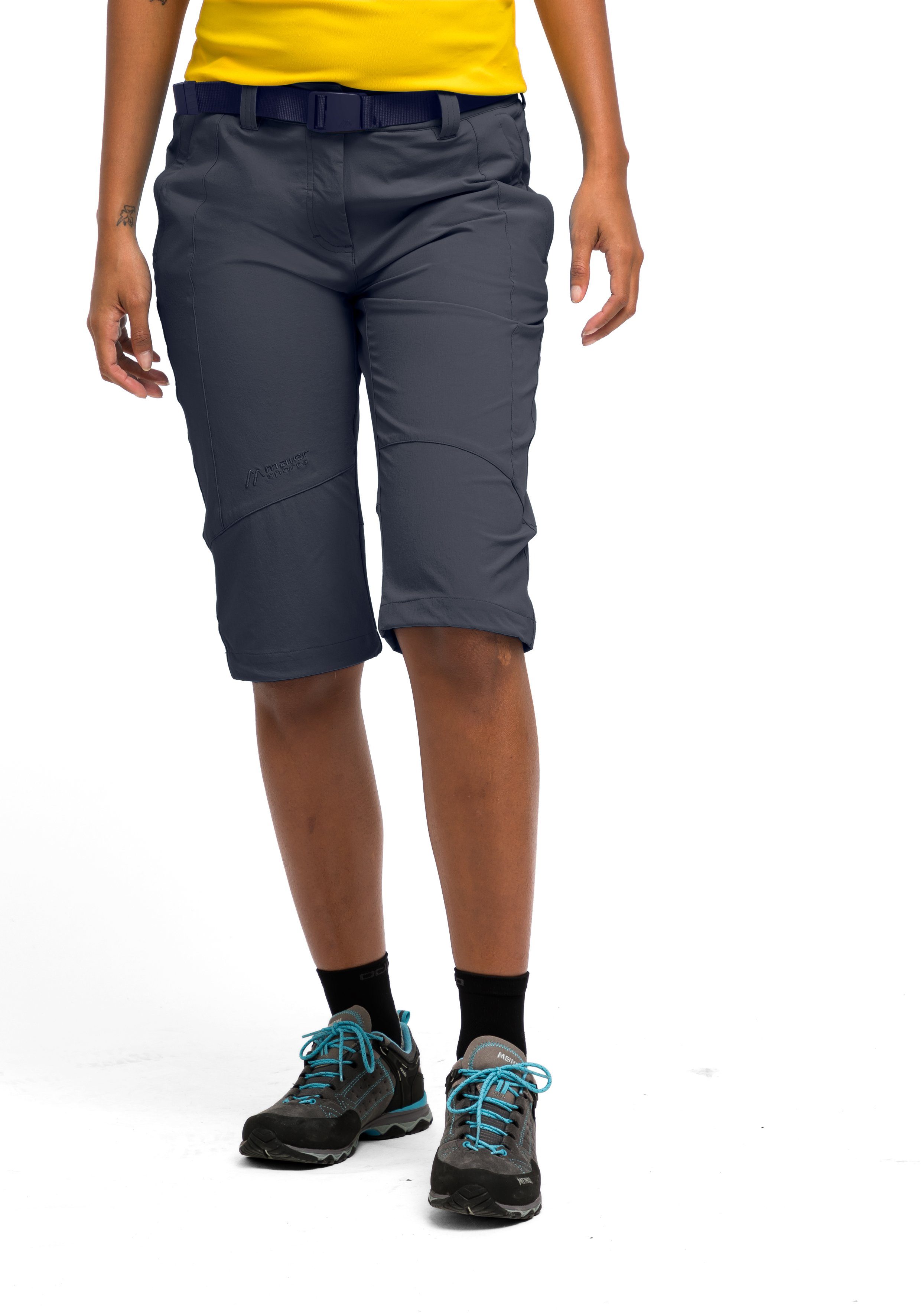 Maier Sports Capribroek Kluane Dames shorts, korte wandelbroek, outdoorbroek met 2 zakken, regular fit