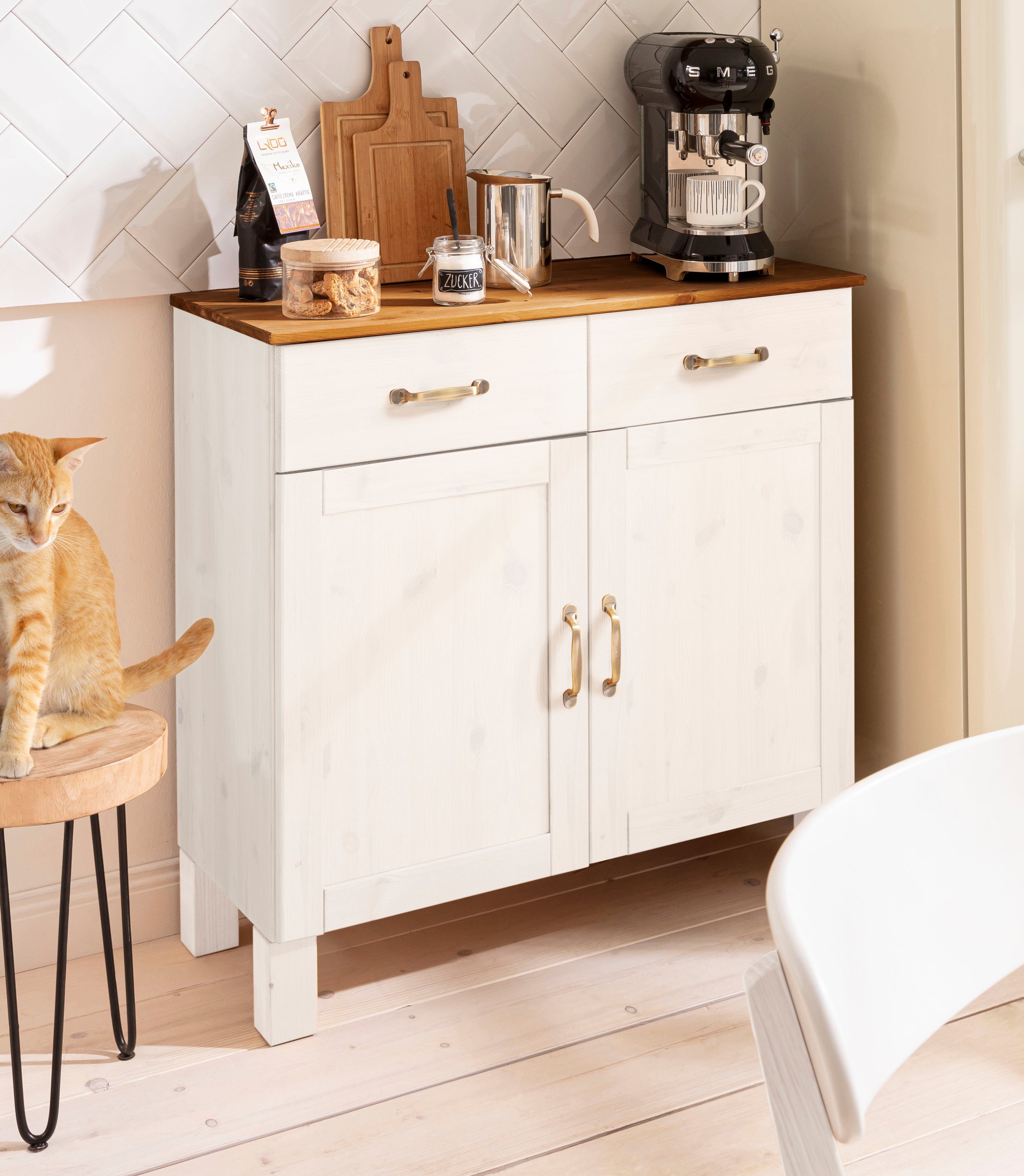 Home affaire Dressoir Alby dressoirs wit