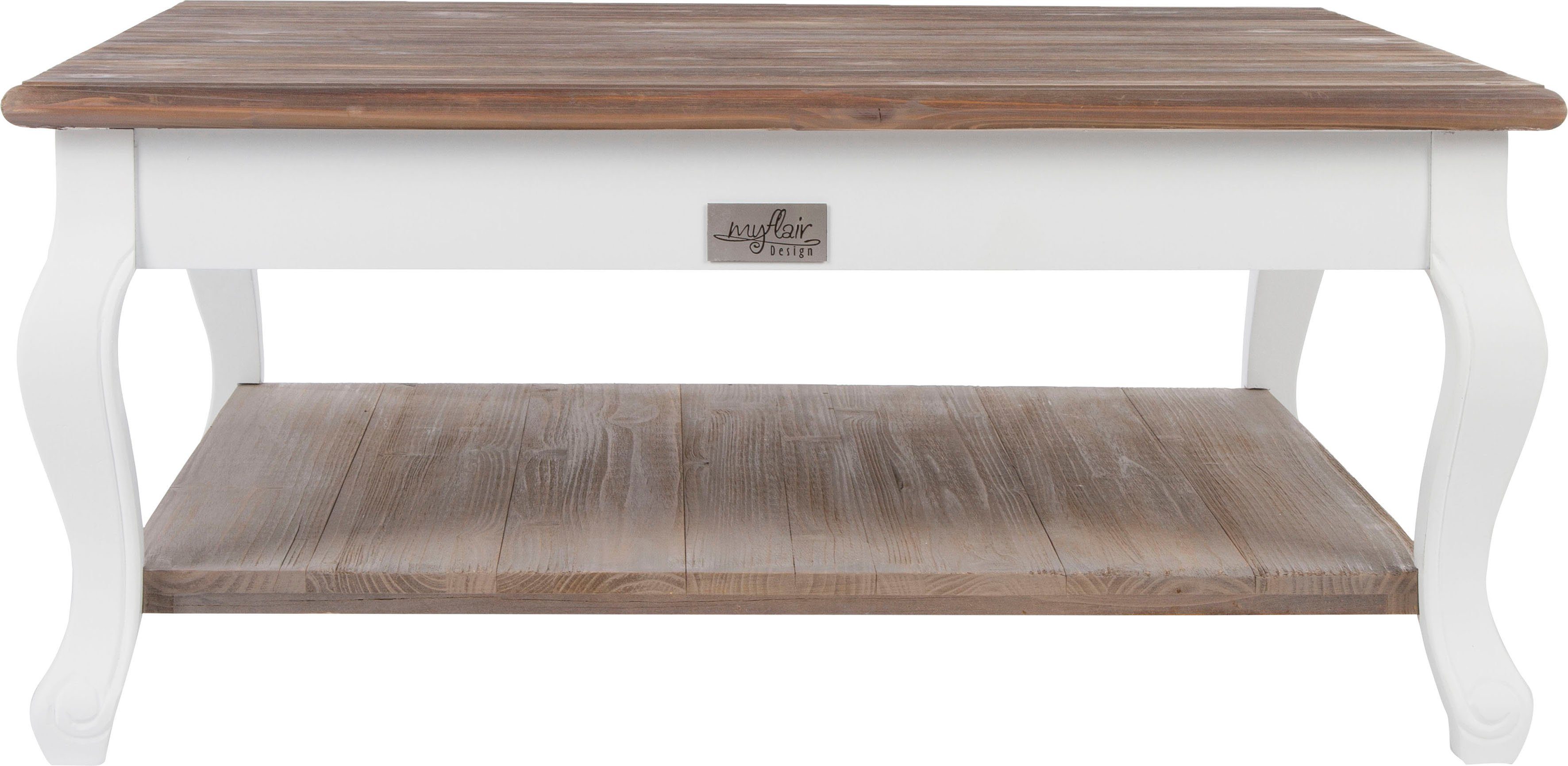 my Flair Salontafel ADRIANA Houten tafel, vierkant model, landelijke stijl