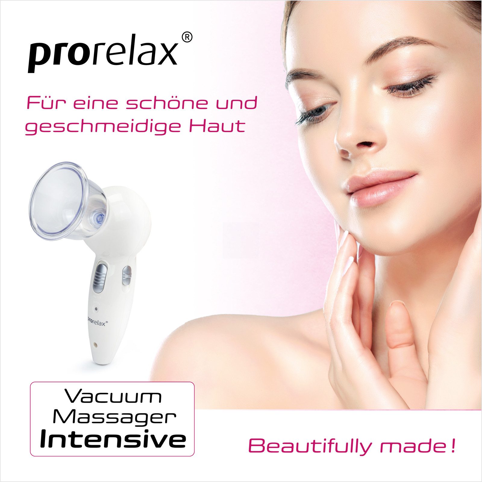 prorelax Vacuüm massage 39213 Intensive Accu-& netstroom