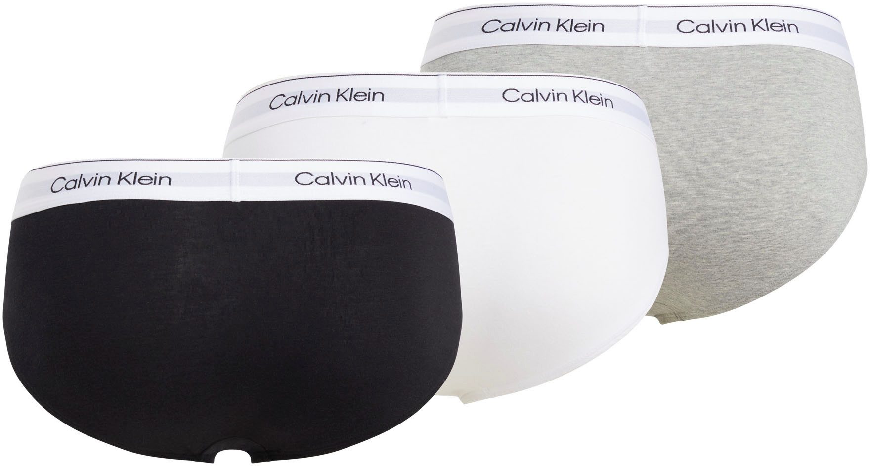Calvin Klein Hipster HIP BRIEF 3PK met logo-elastische tailleband (3 stuks) (set 3 stuks)