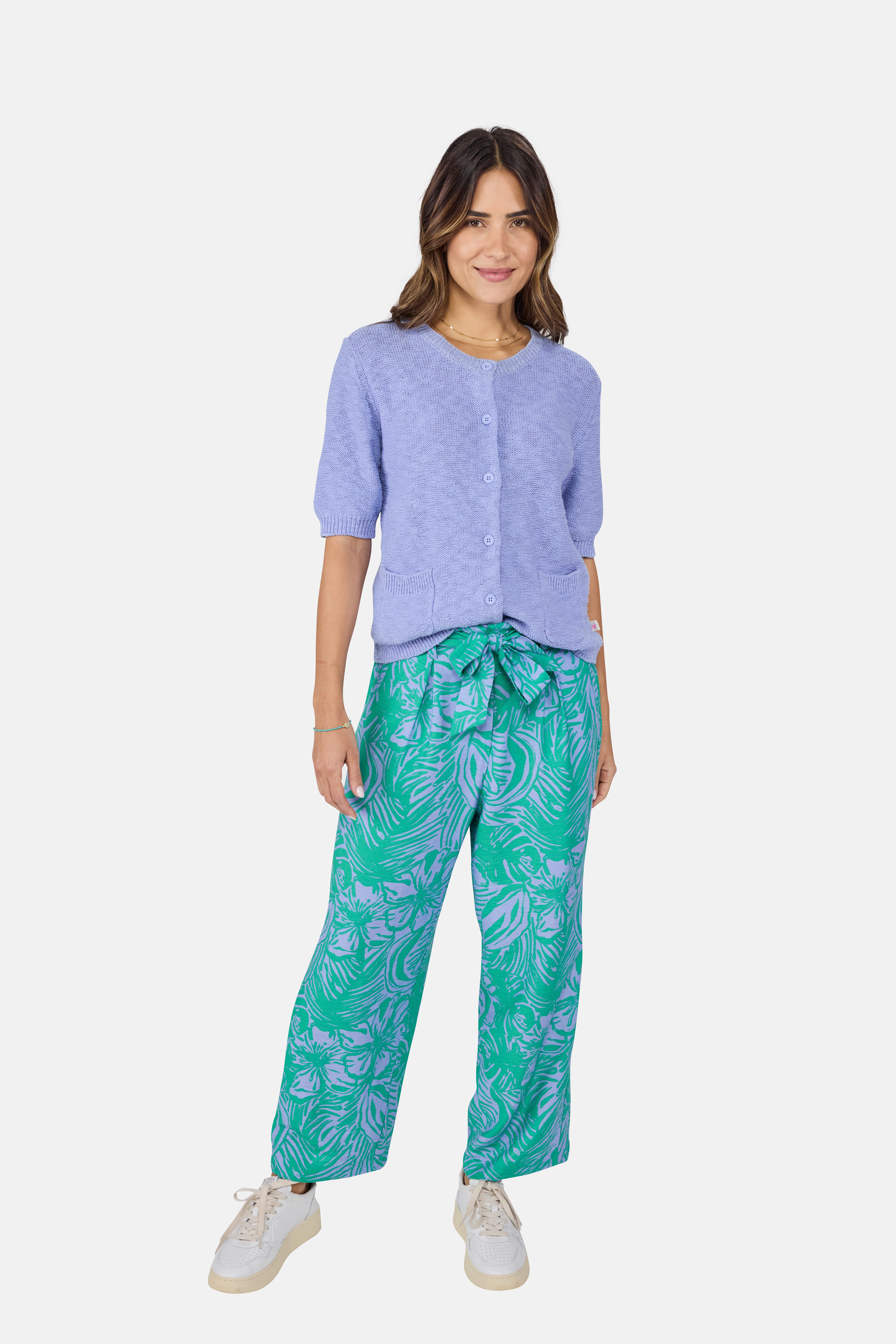 Lieblingsstück Stoffen broek LS-052 met riemlussen