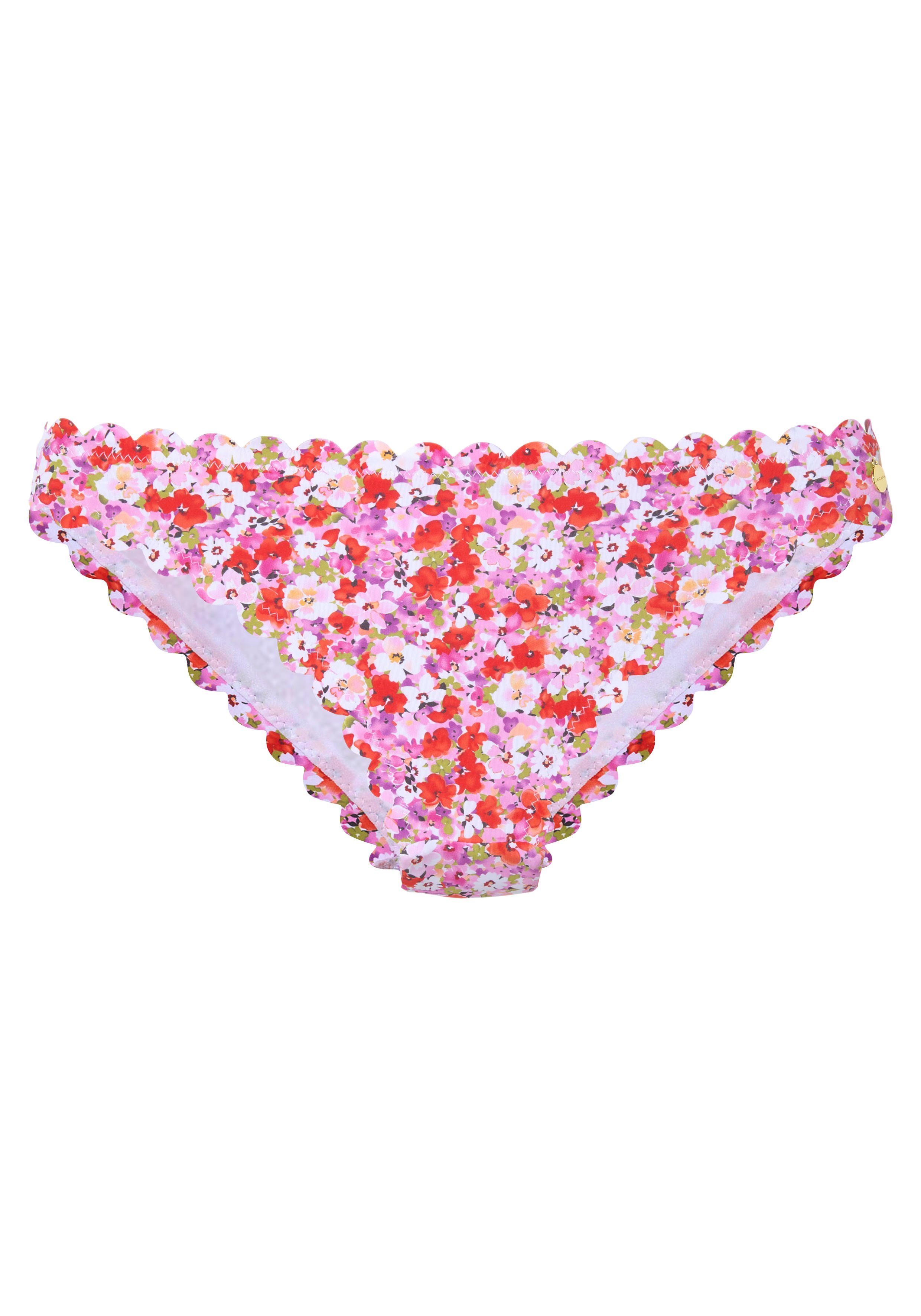 Lascana Bikinibroekje Jasmijn in korte snit met bloemenprint
