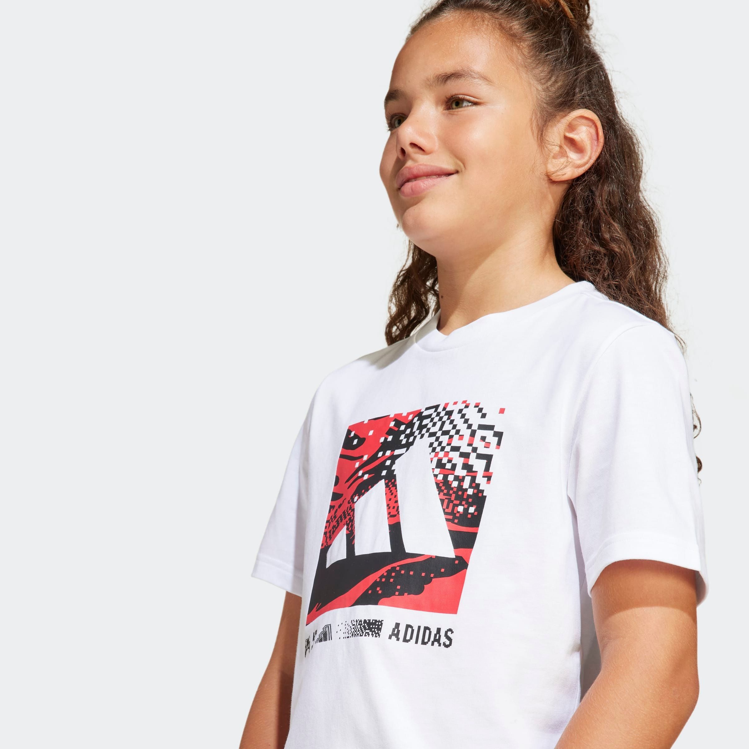 adidas Sportswear T-shirt J CAMO LOGO TEE