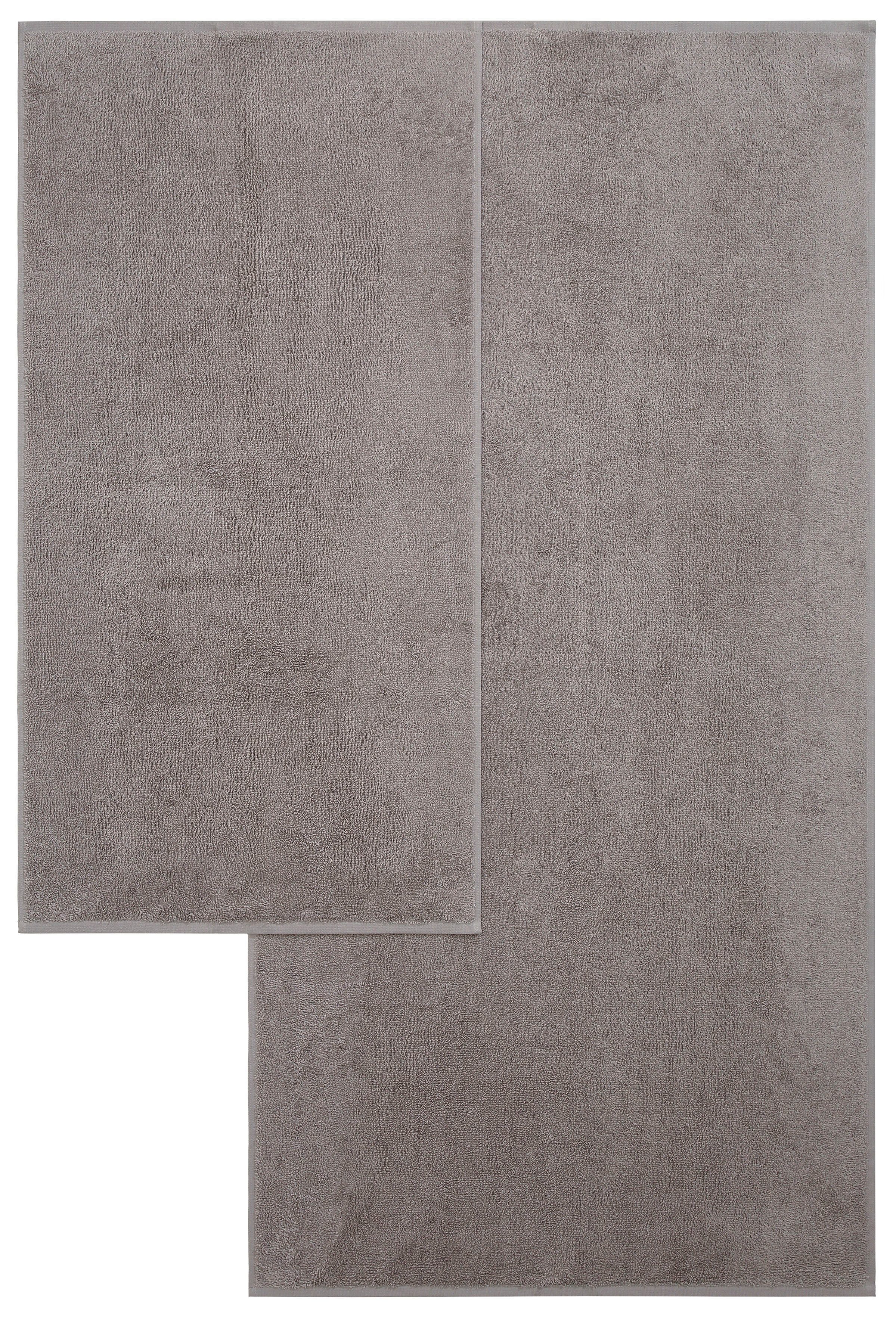 my home Handdoekenset Merida, 4 douchehanddoeken (70x140cm), 4 handdoeken (50x100cm) (8-delig)