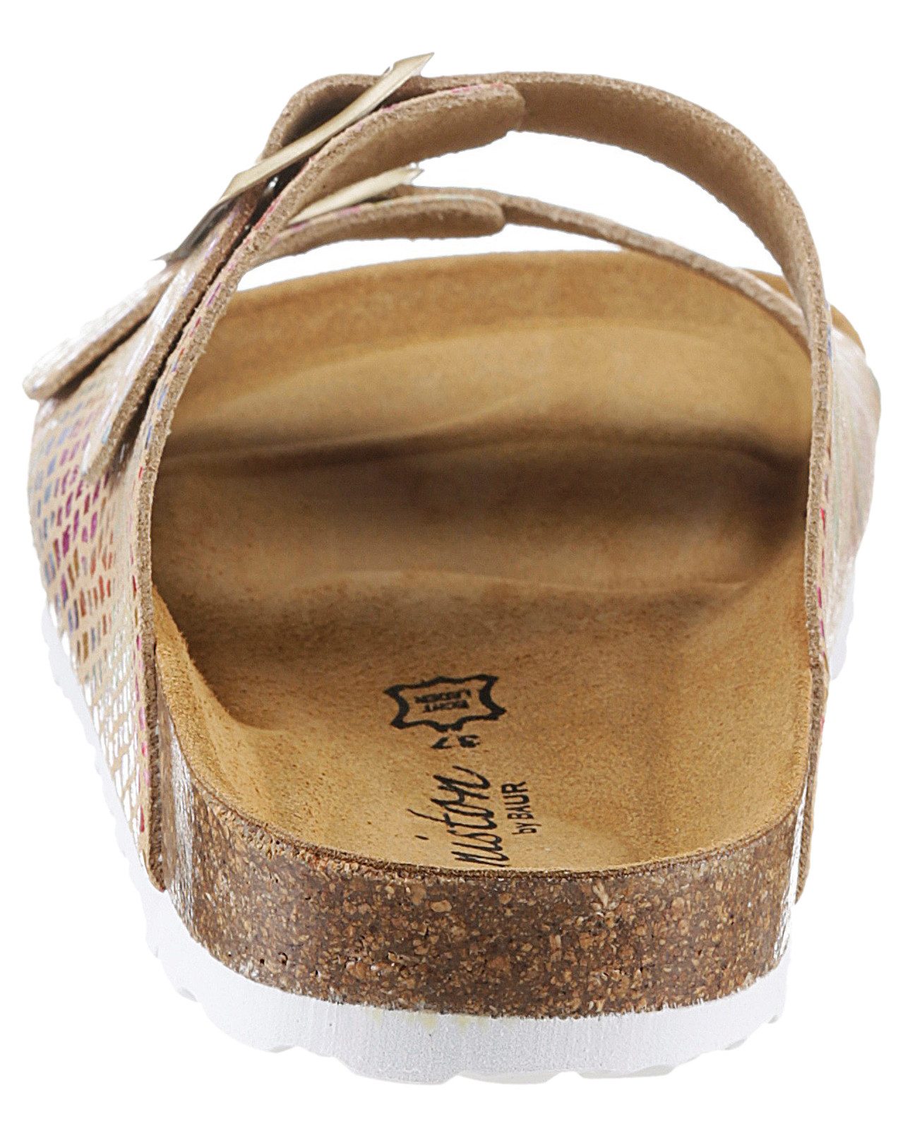 Aniston SHOES Slippers , basis, zomerschoen, slippers met glanzend patroon