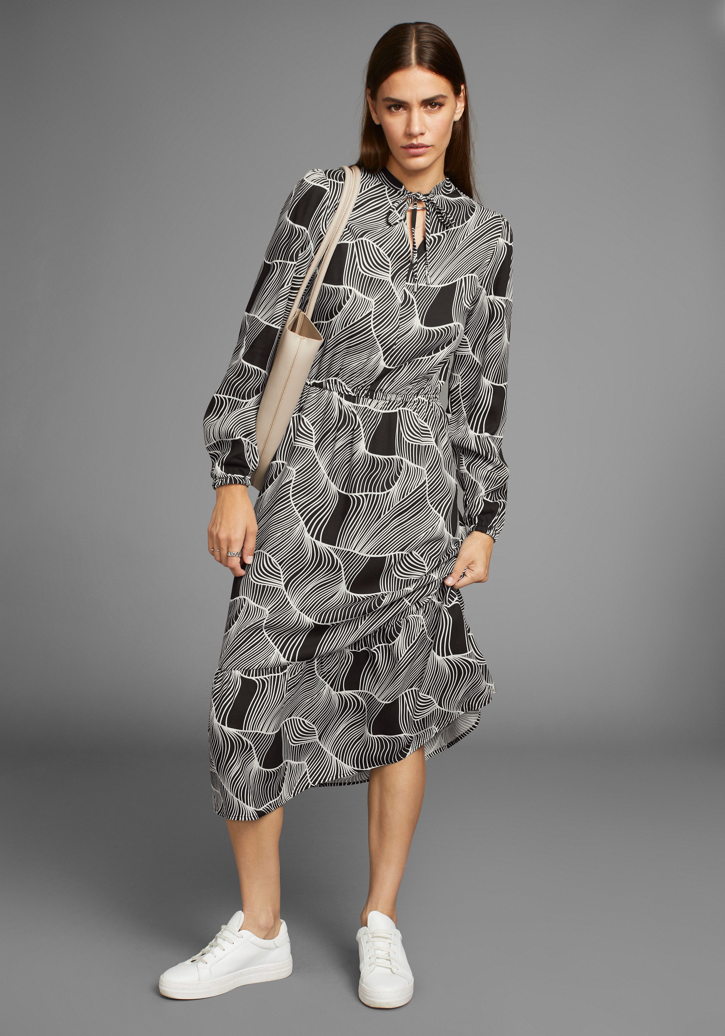 HECHTER PARIS Midi-jurk met modieuze print