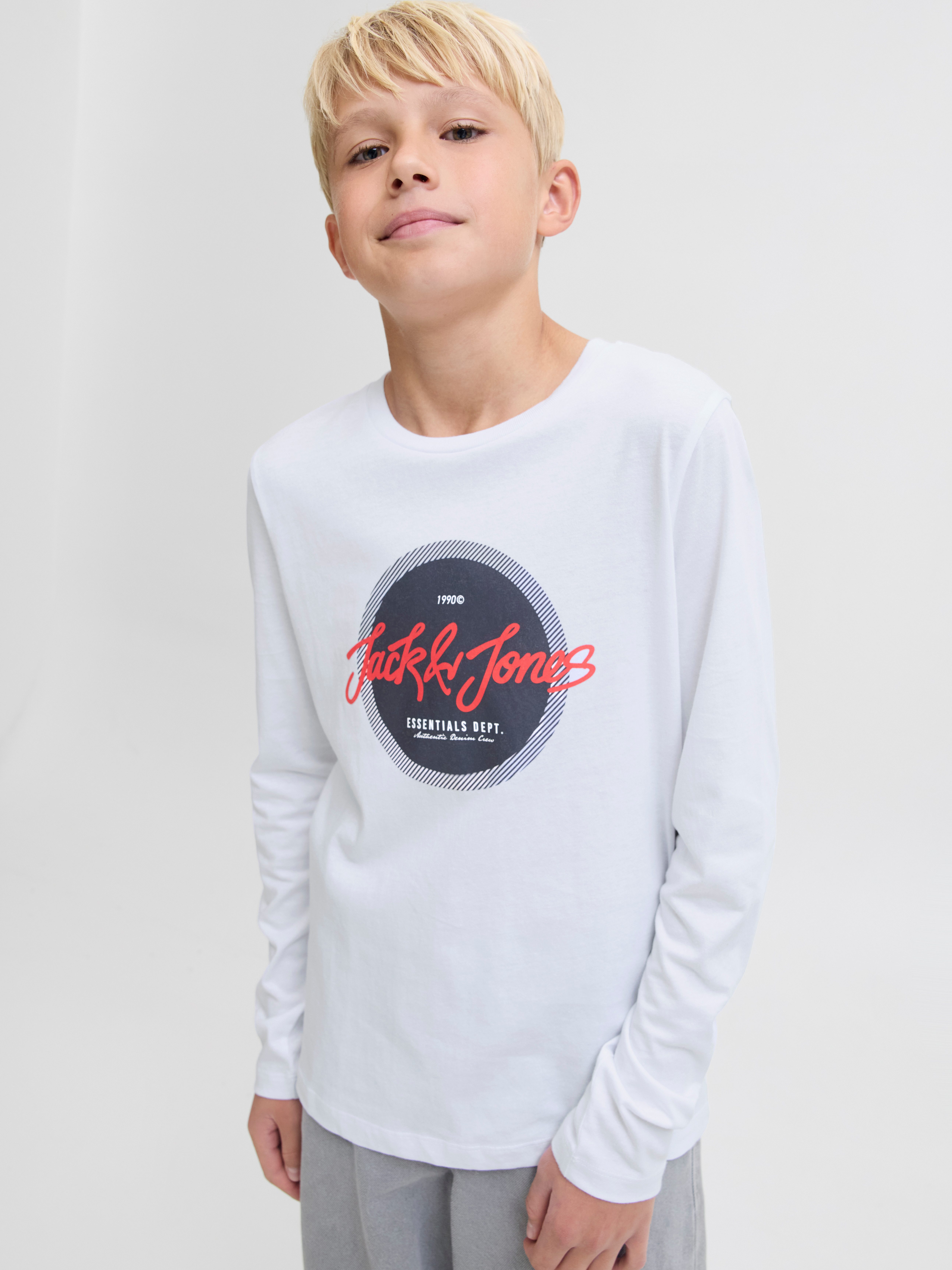 Jack & Jones Junior T-shirt JJURBAN TEE LS CREW NECK JNR