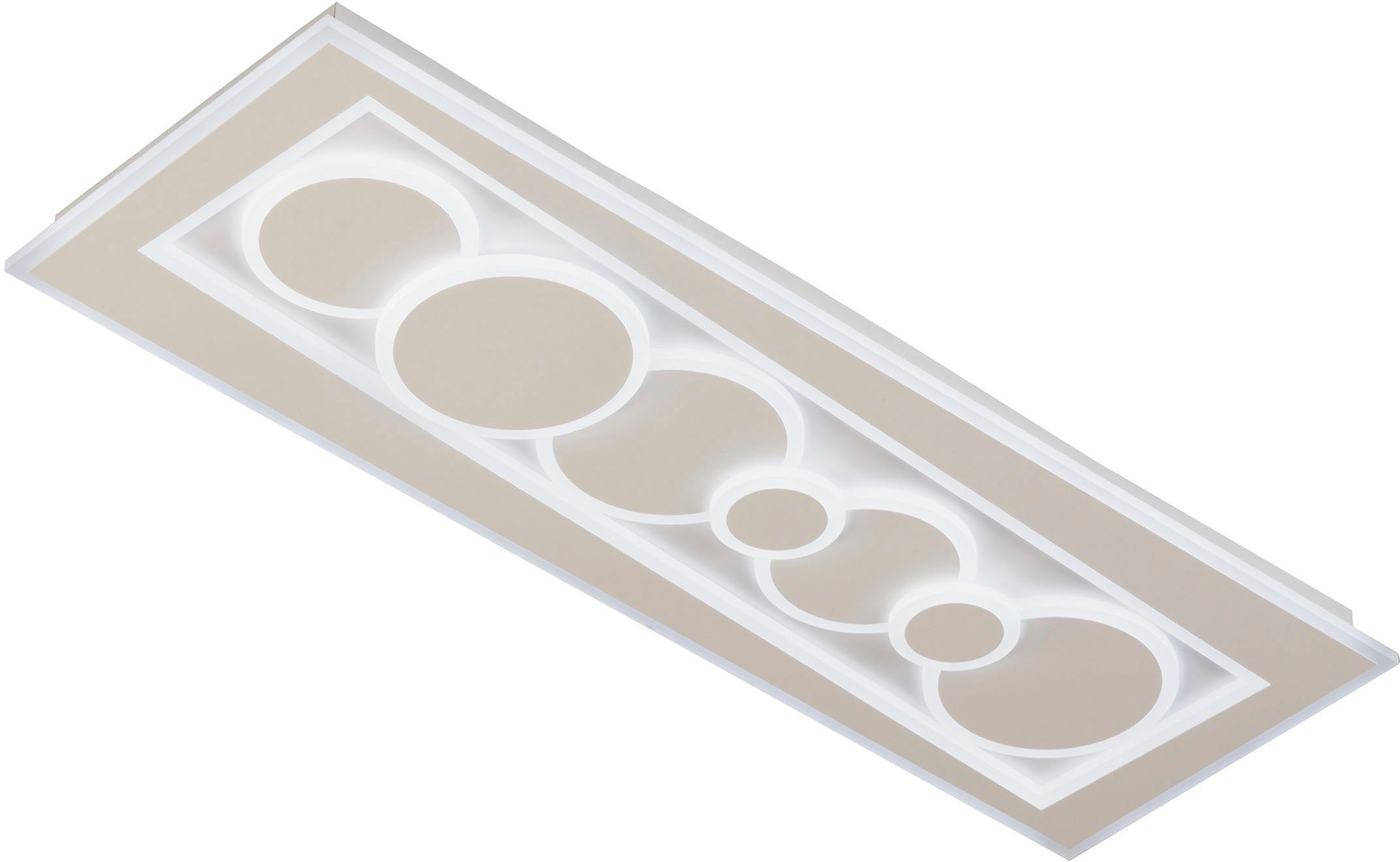 Honsel Leuchten Plafondlamp Ratio duurzame led, dimbaar (1 stuk) wandlampen wit
