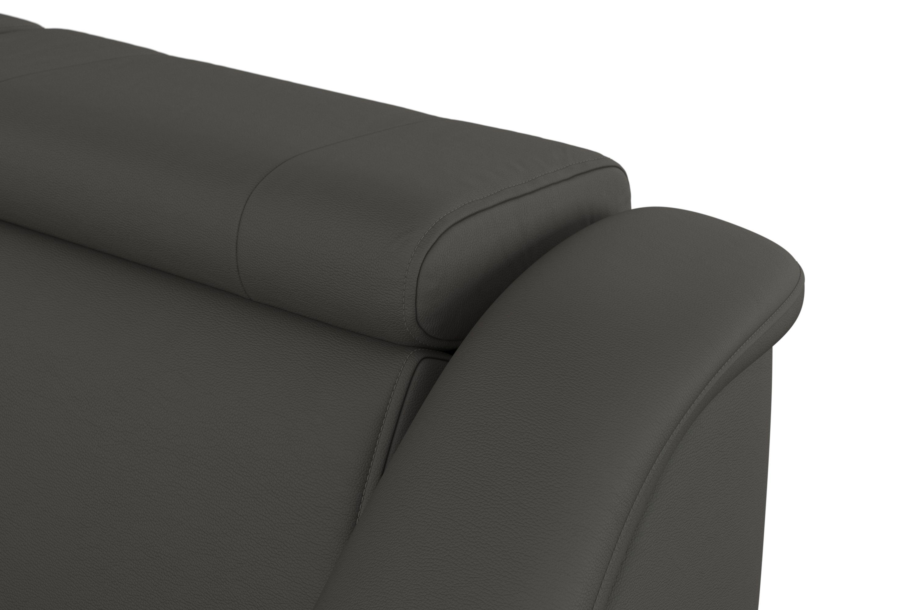 sit&more Hoekbank Freetown L-vorm met verstelbare hoofdsteun en comfortabele binnenvering