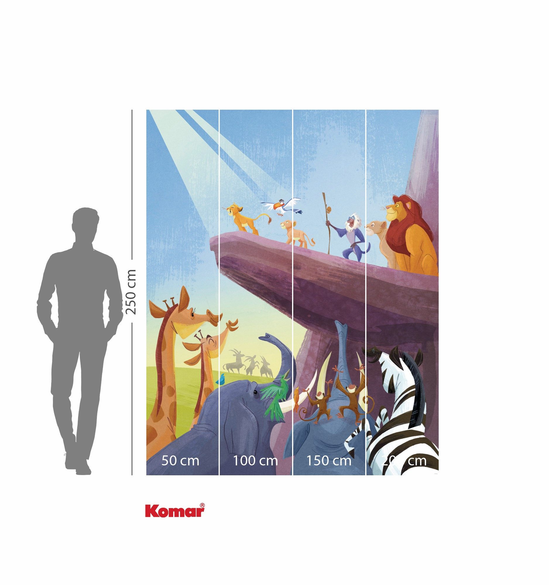 Komar Kinderbehang Disney The Lion King Classic Long Live the King (1 stuk)