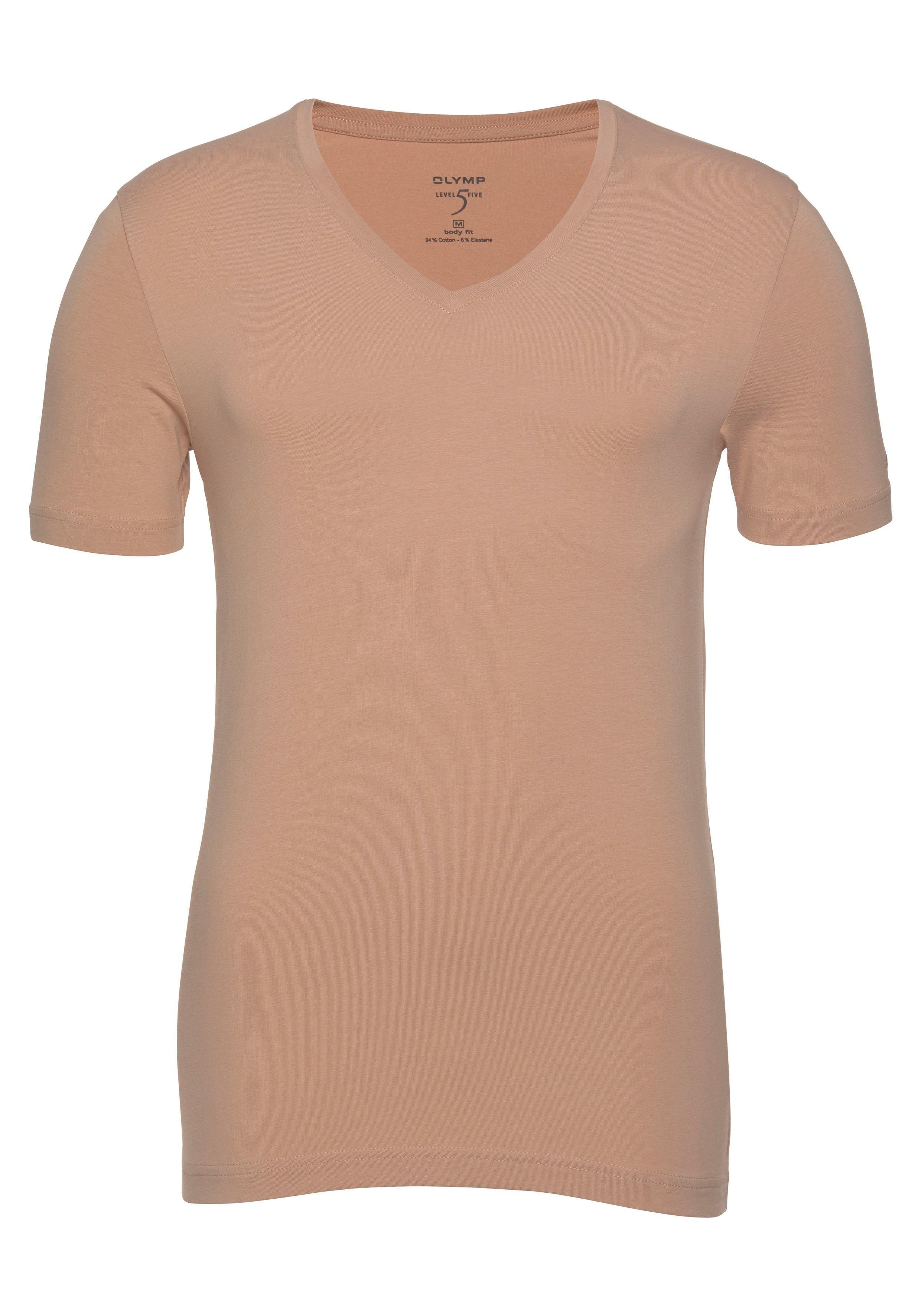 OLYMP T-shirt Casual V-hals, ideaal om onder te dragen
