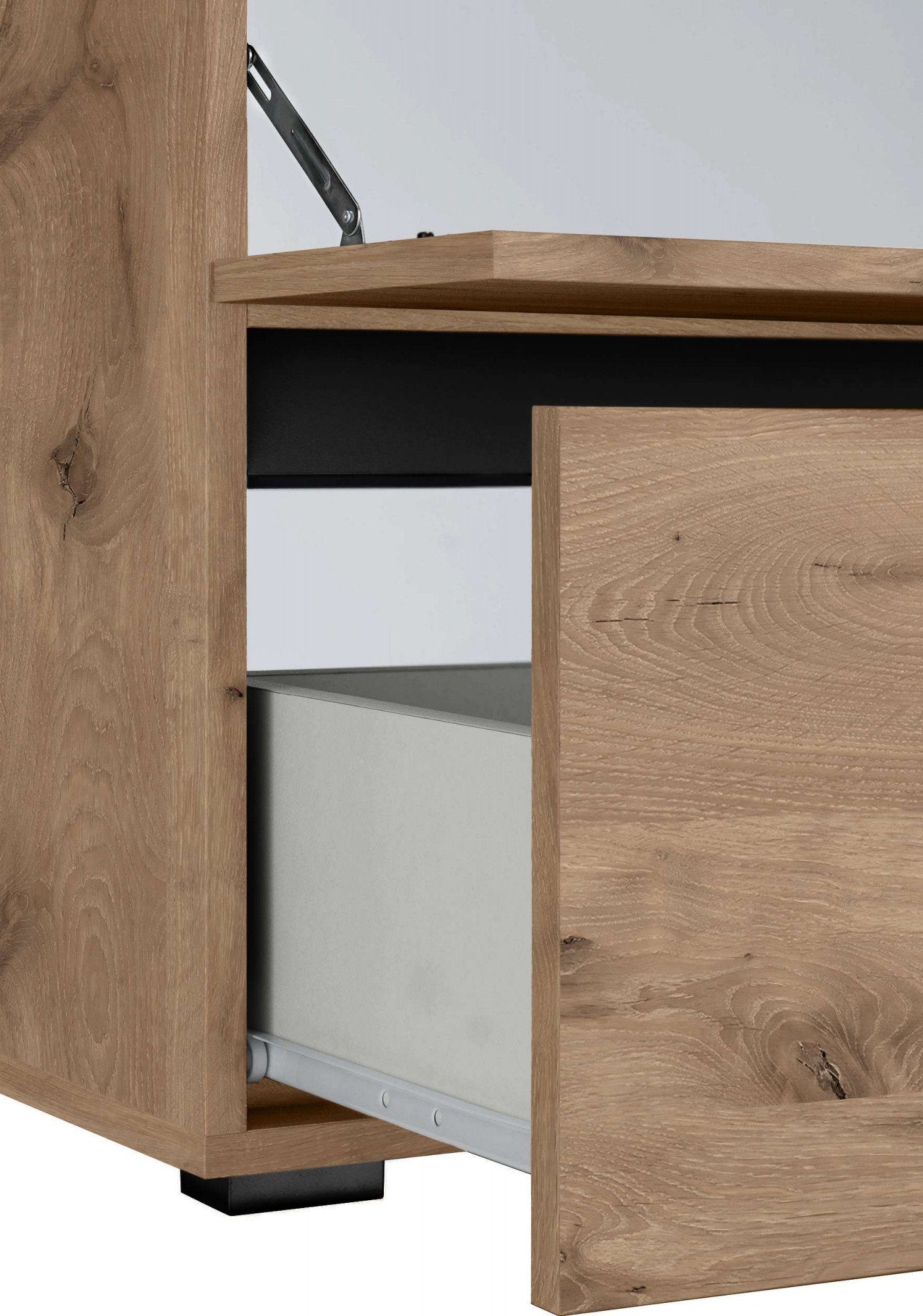 Home affaire Wastafelonderkast Wisla Sifon uitsparing, push-to-open functie, breedte 60 cm, hoogte 55 cm