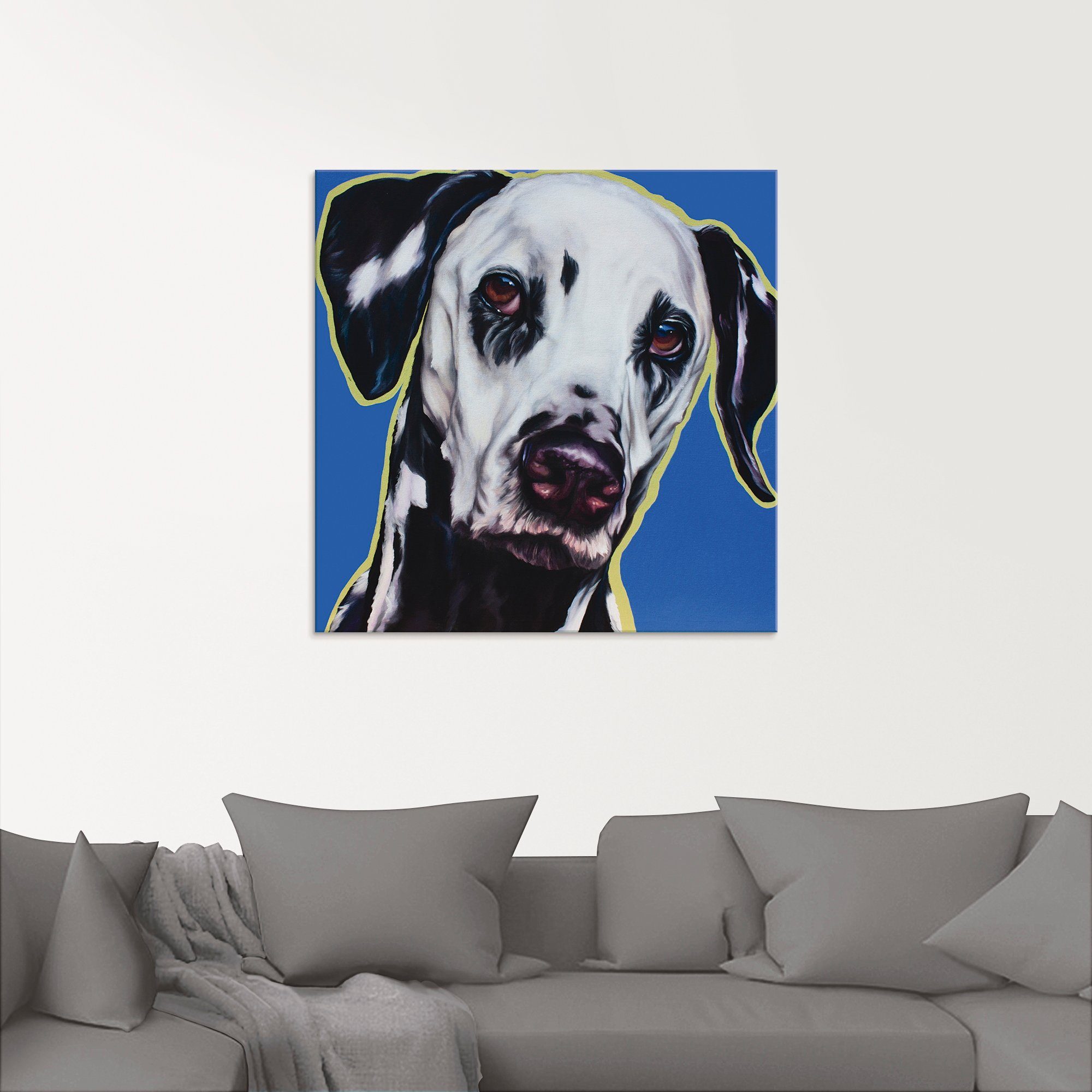 Artland Print op glas Dalmatiër Chet in verschillende maten